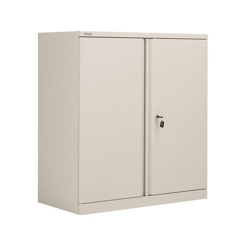 Bisley 2 Door Cupboard Empty 915x470x1000mm Goose Grey Kf78709