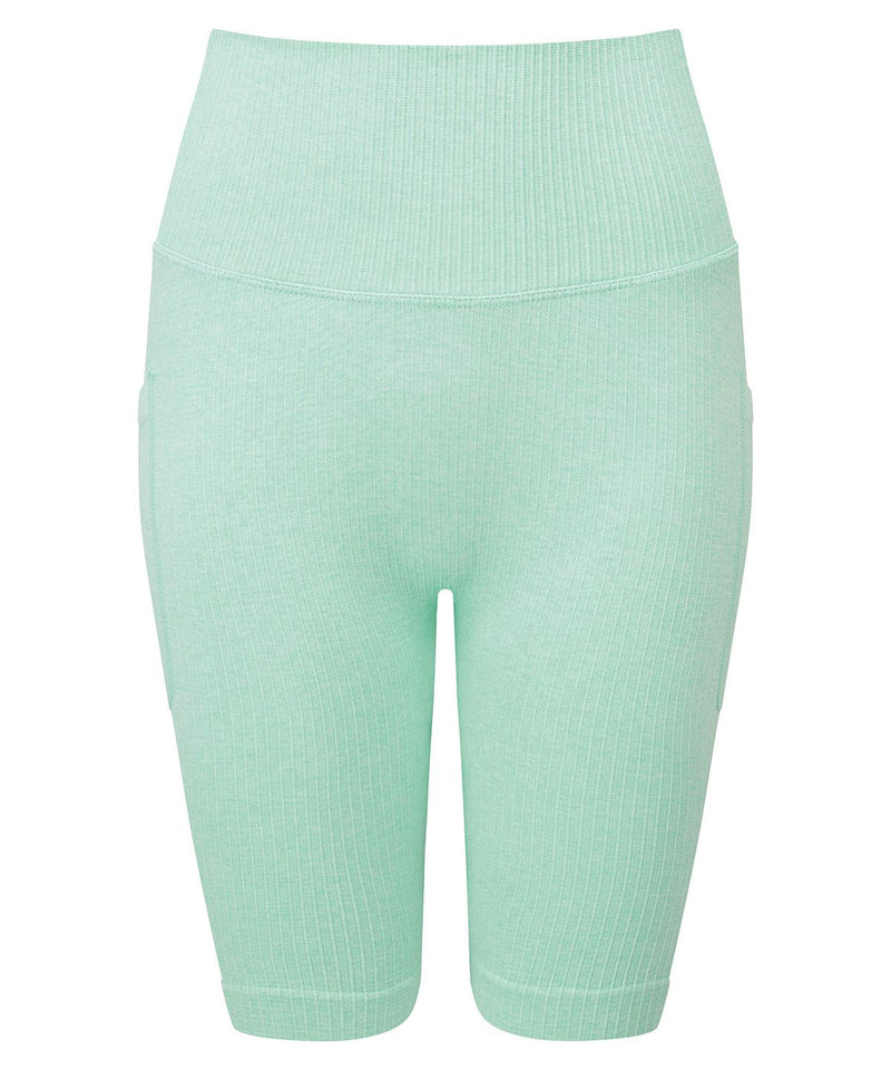 Tri Dri Womens Ribbed Seamless '3d Fit' Cycle Shorts - TR225