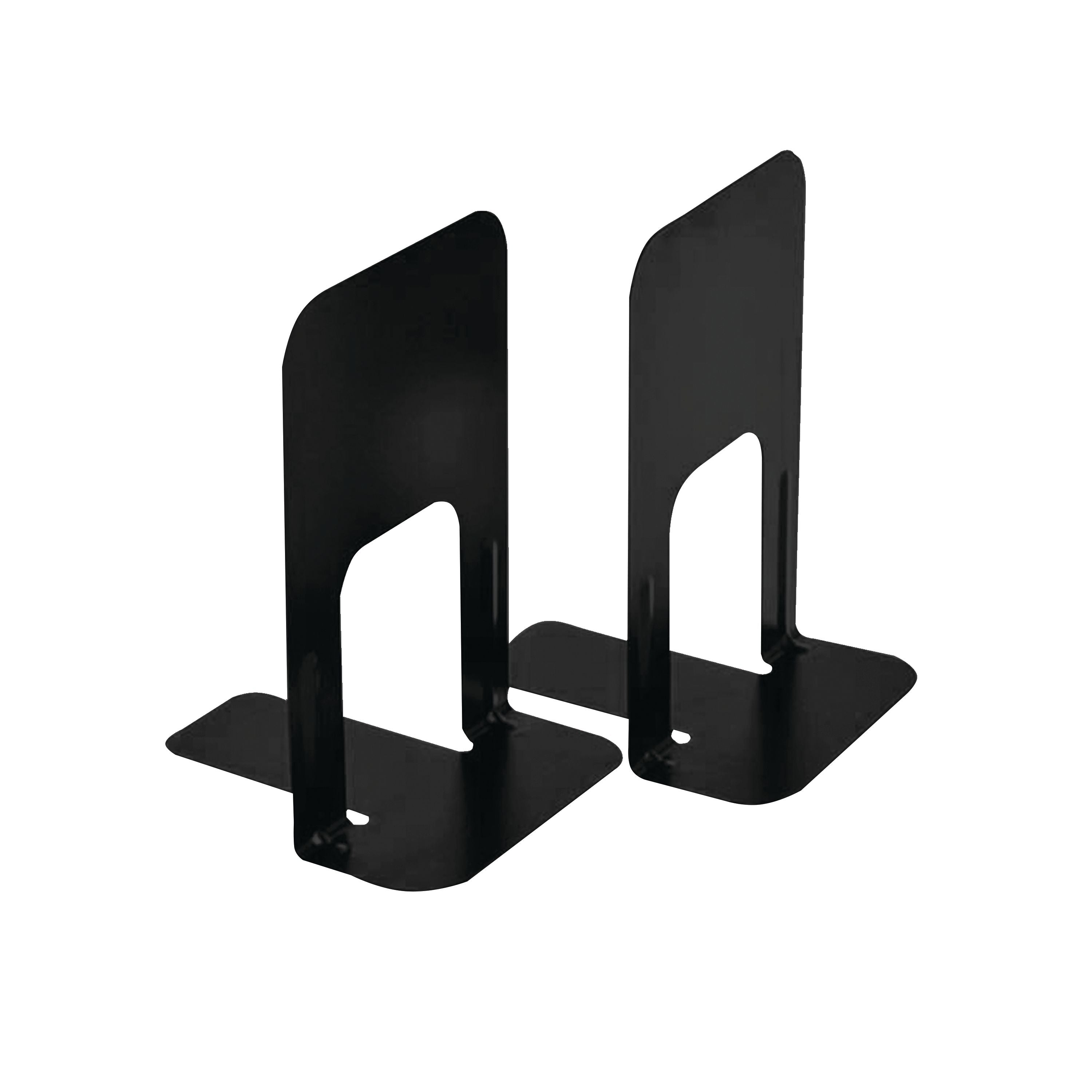 Block Large Deluxe Bookends Black (Pack of 2)
