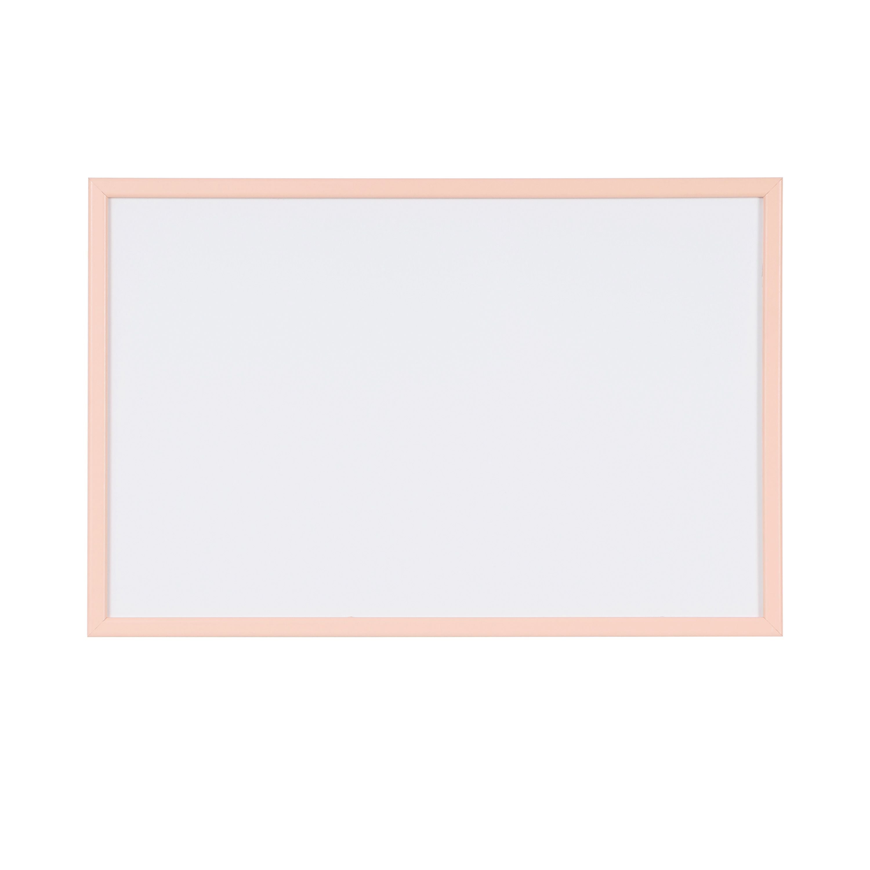 Bi-office Pastel Non-magnetic Whiteboard Salmon Frame 60x40cm Mp03001991
