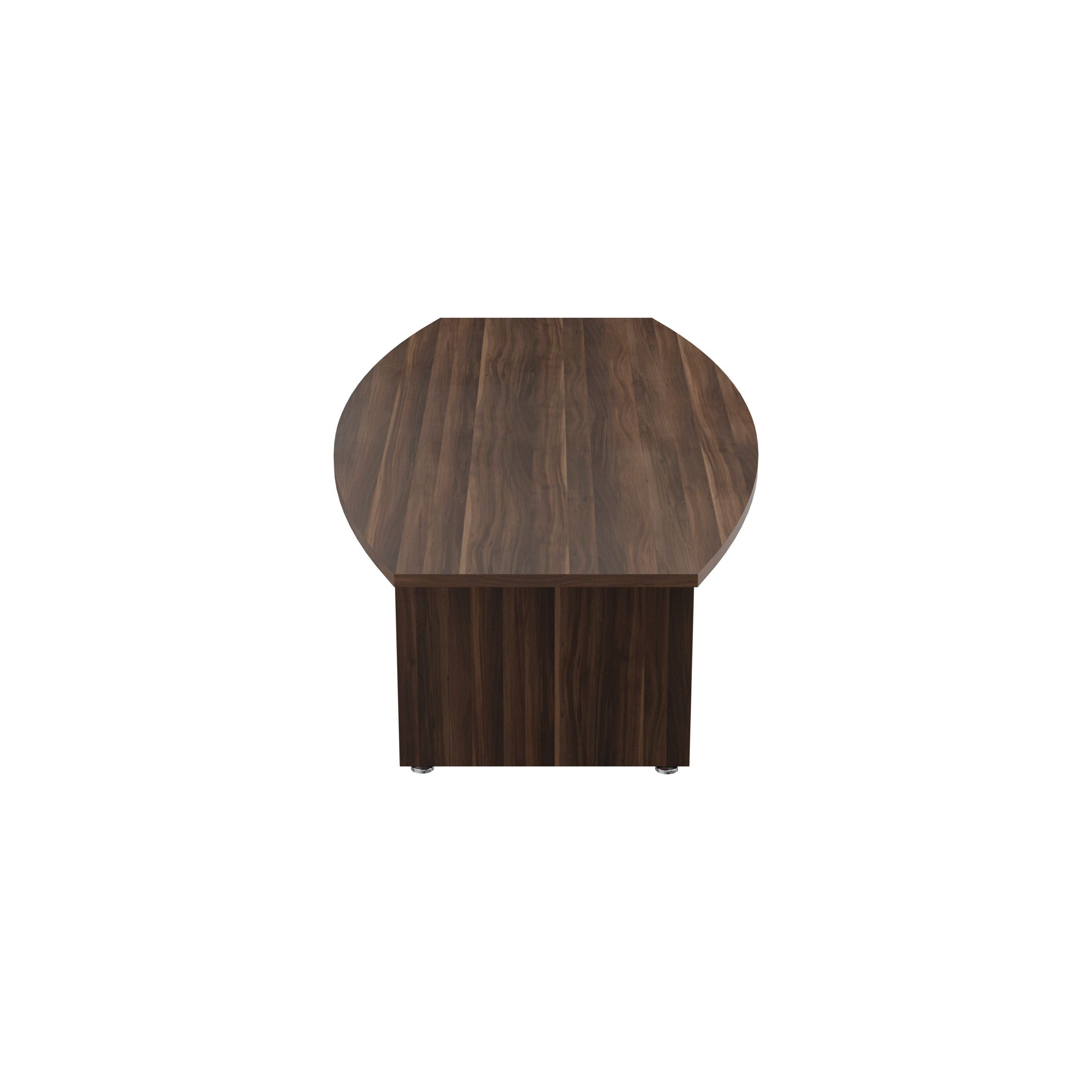 Avior Executive Boardroom Meeting Table 2400x1250x750mm Dark Walnut