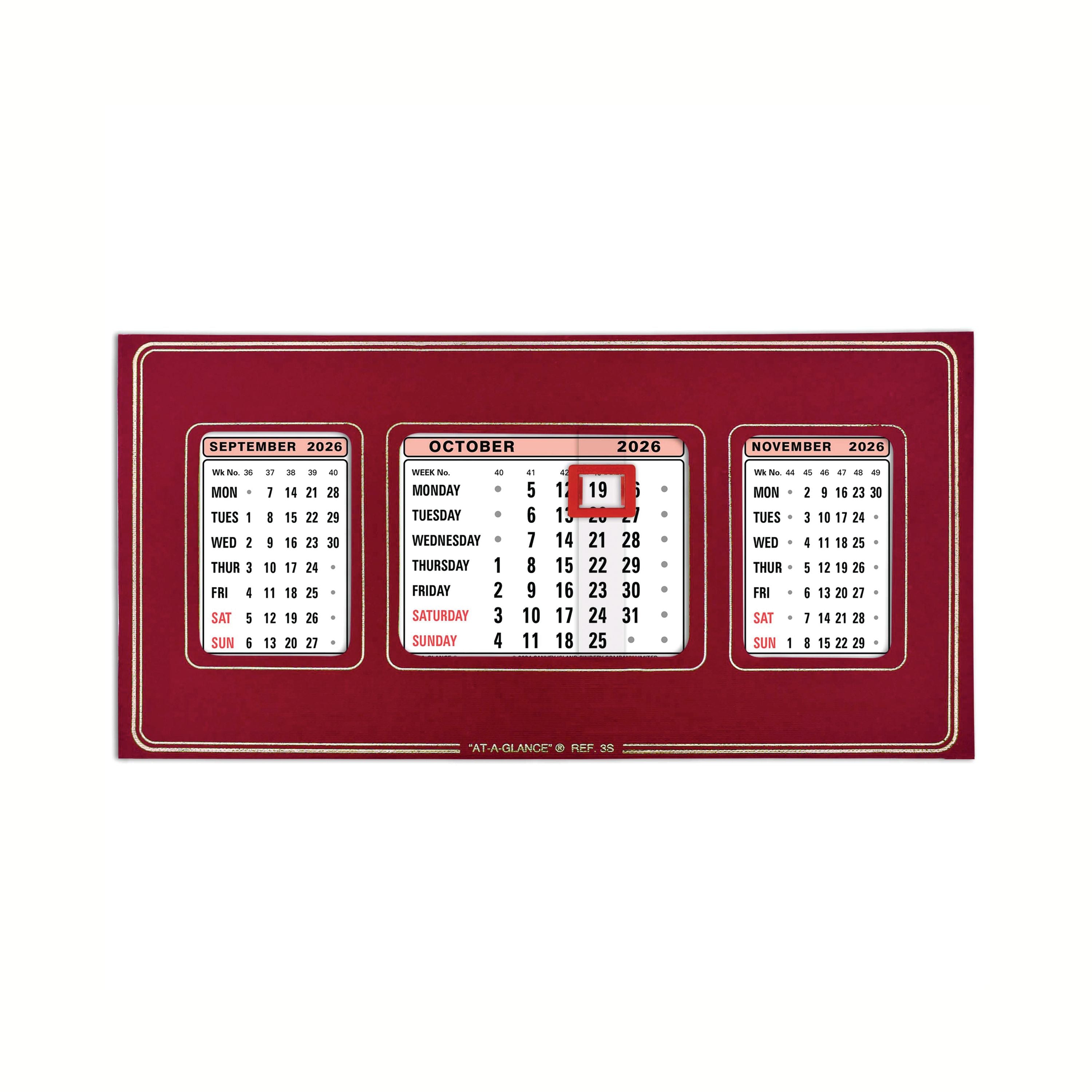 At-a-glance Refillable Calendar 2026 3s26