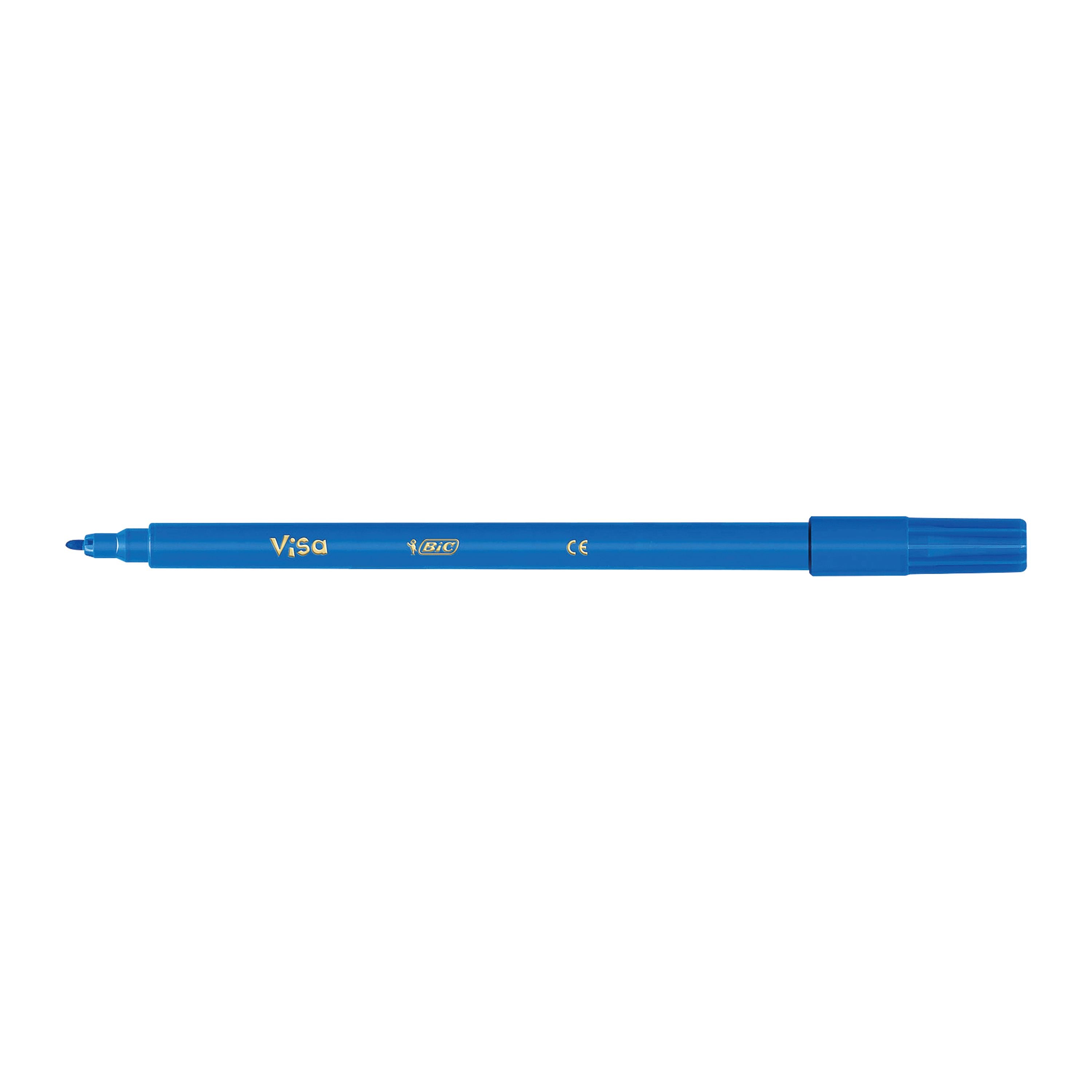 Bic Kids Visa Felt Tip Pens Fine Tip Assorted - (Pack of 288)