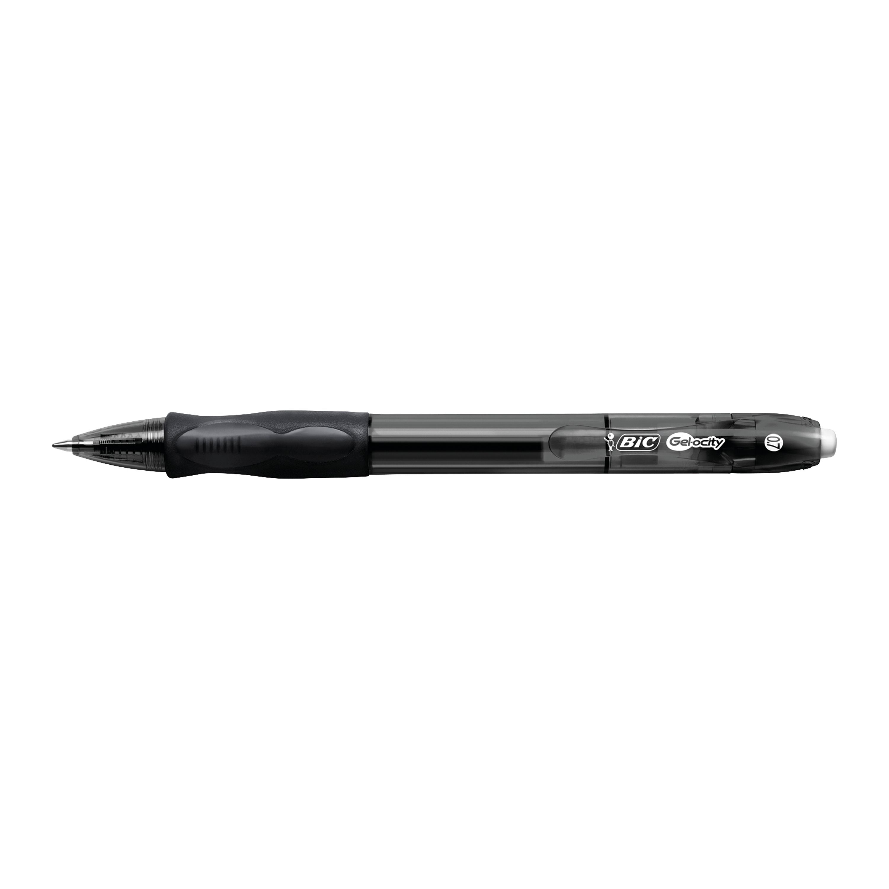 Bic Gel-ocity Original Gel Pen Medium Black - (Pack of 12)