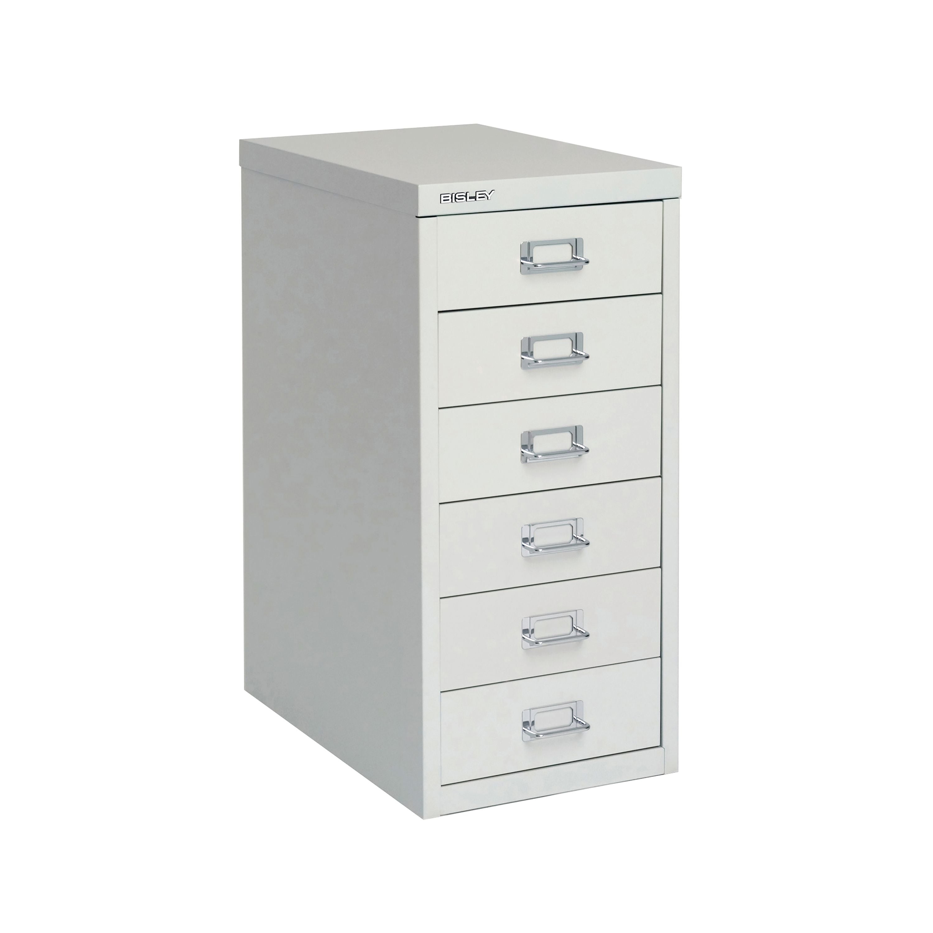 Bisley 6 Multidrawer Cabinet A4 298x400x610mm Grey H296nl-073