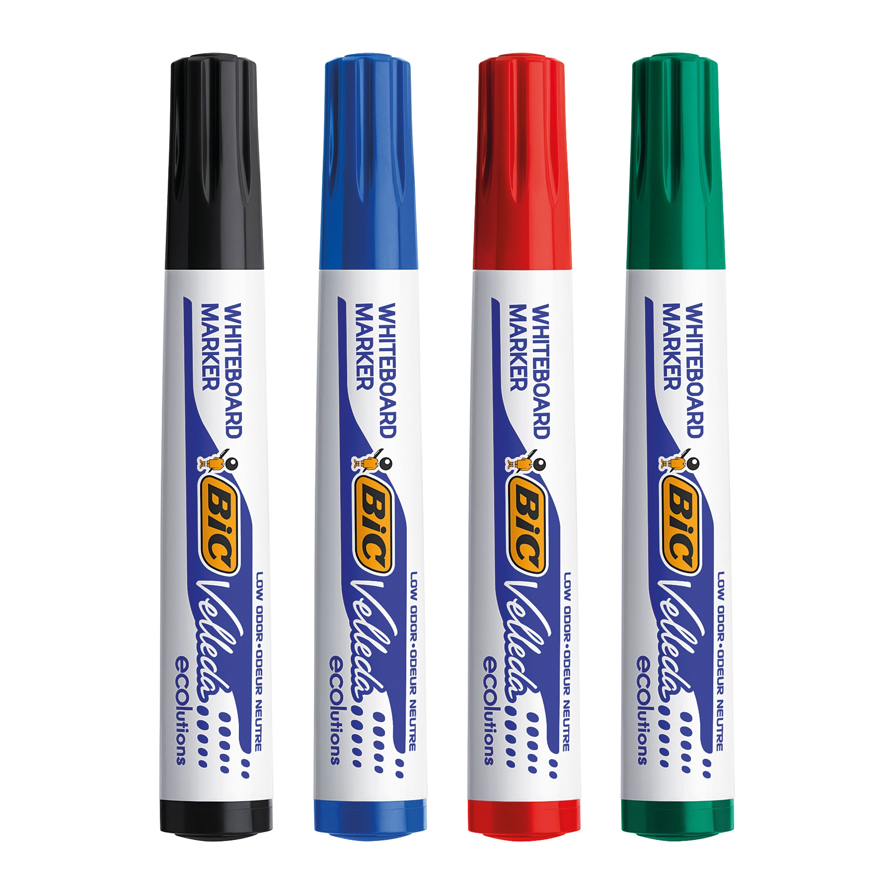 Bic Velleda 1701 Whiteboard Marker Assorted – (Pack of 4)