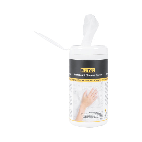 Bi-office Whiteboard Cleaning Wet Wipes (pack Of 100) Bc02