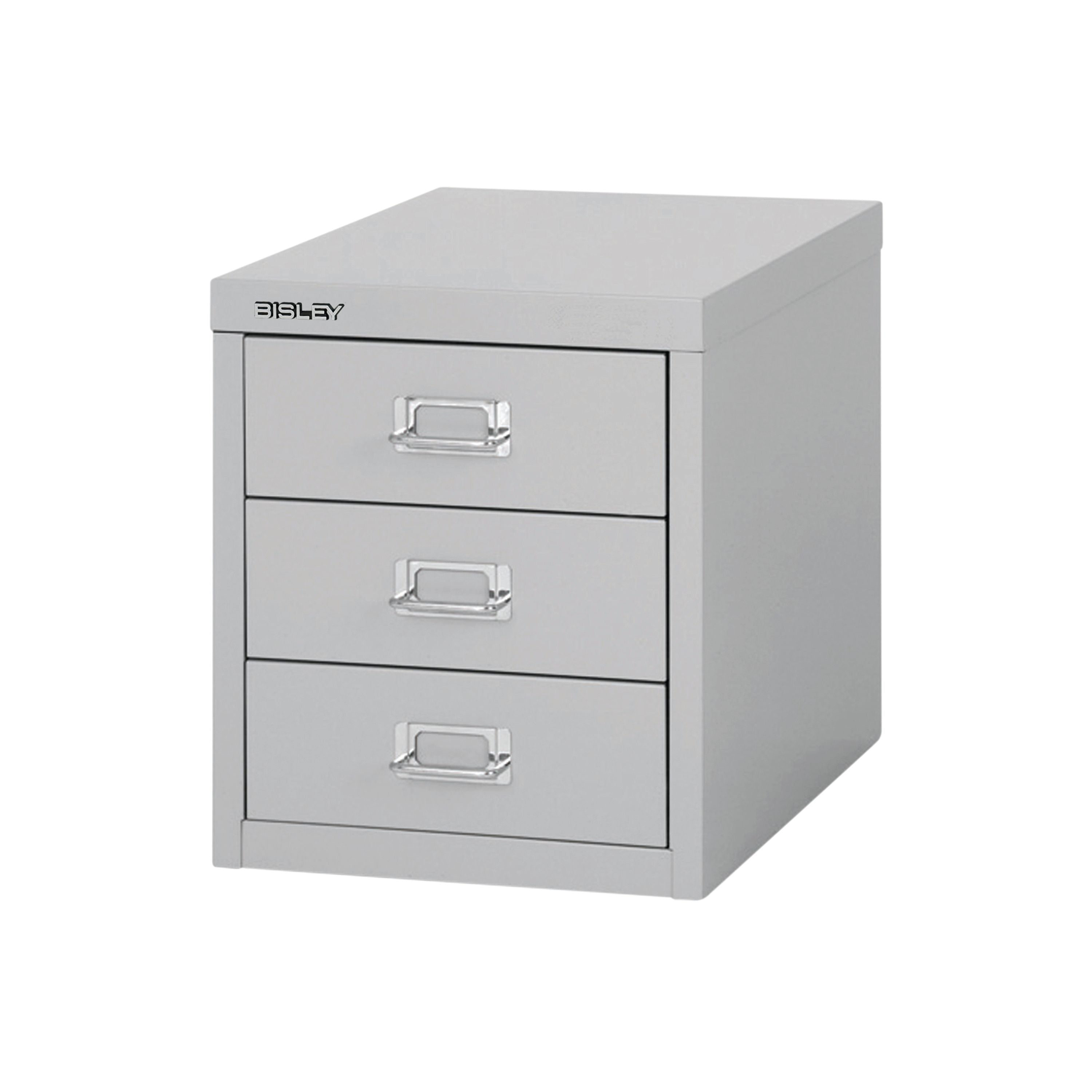 Bisley 3 Multidrawer Cabinet A4 279x380x325mm Grey H123nl-073