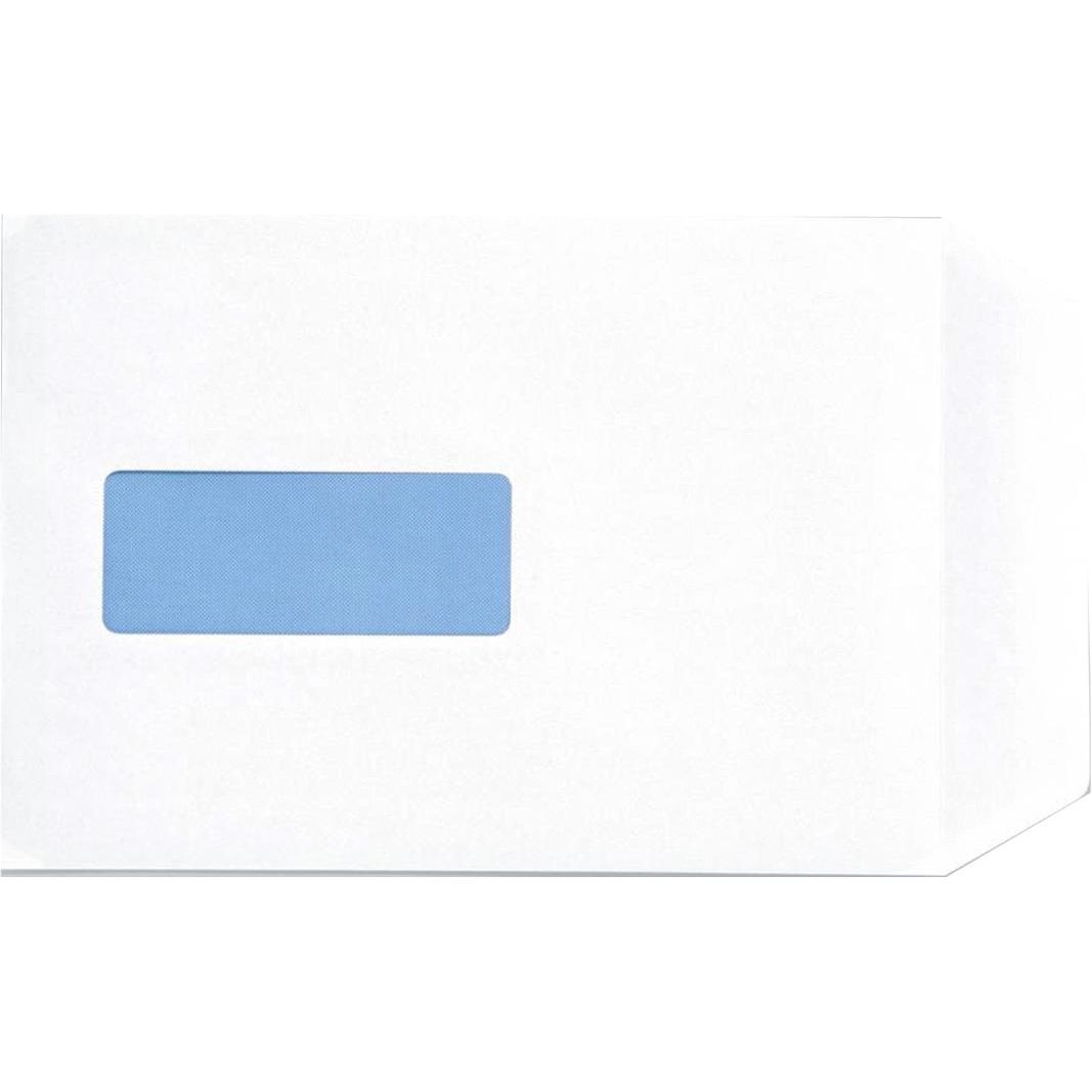 5 Star Office Envelopes Pocket Peel/seal Window 100gsm C5 229x162mm White – (Pack of 500)