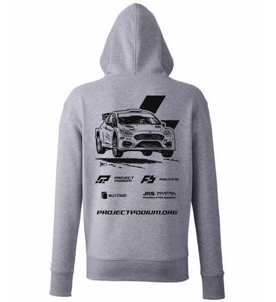 Fergus Barlow Hoodie Grey Melange