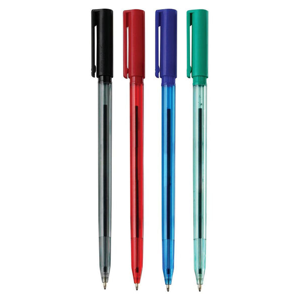 5 Star Ball Pen Medium 1.0mm Tip 0.5mm Line Blue  (Pack of 20)