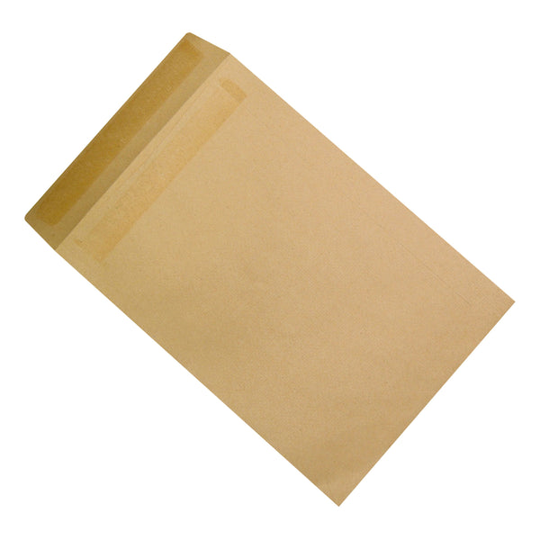 5 Star Office Envelopes Recycled 457x324mm Pocket Self Seal 115gsm Manilla  (Pack of 125)