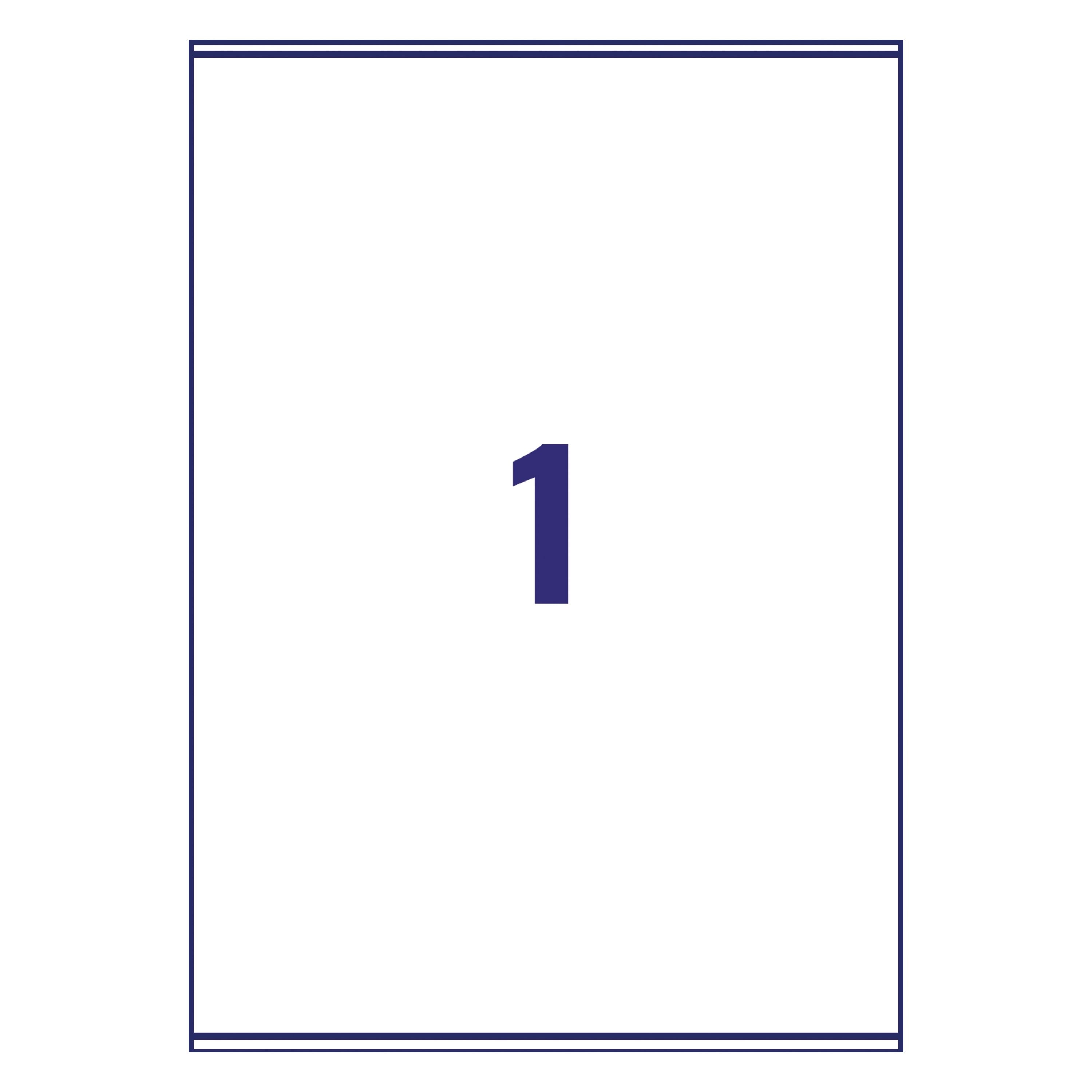 Avery Laser Labels Recycled 1 Per Sheet White Lr7167-100 – (Pack of 100)