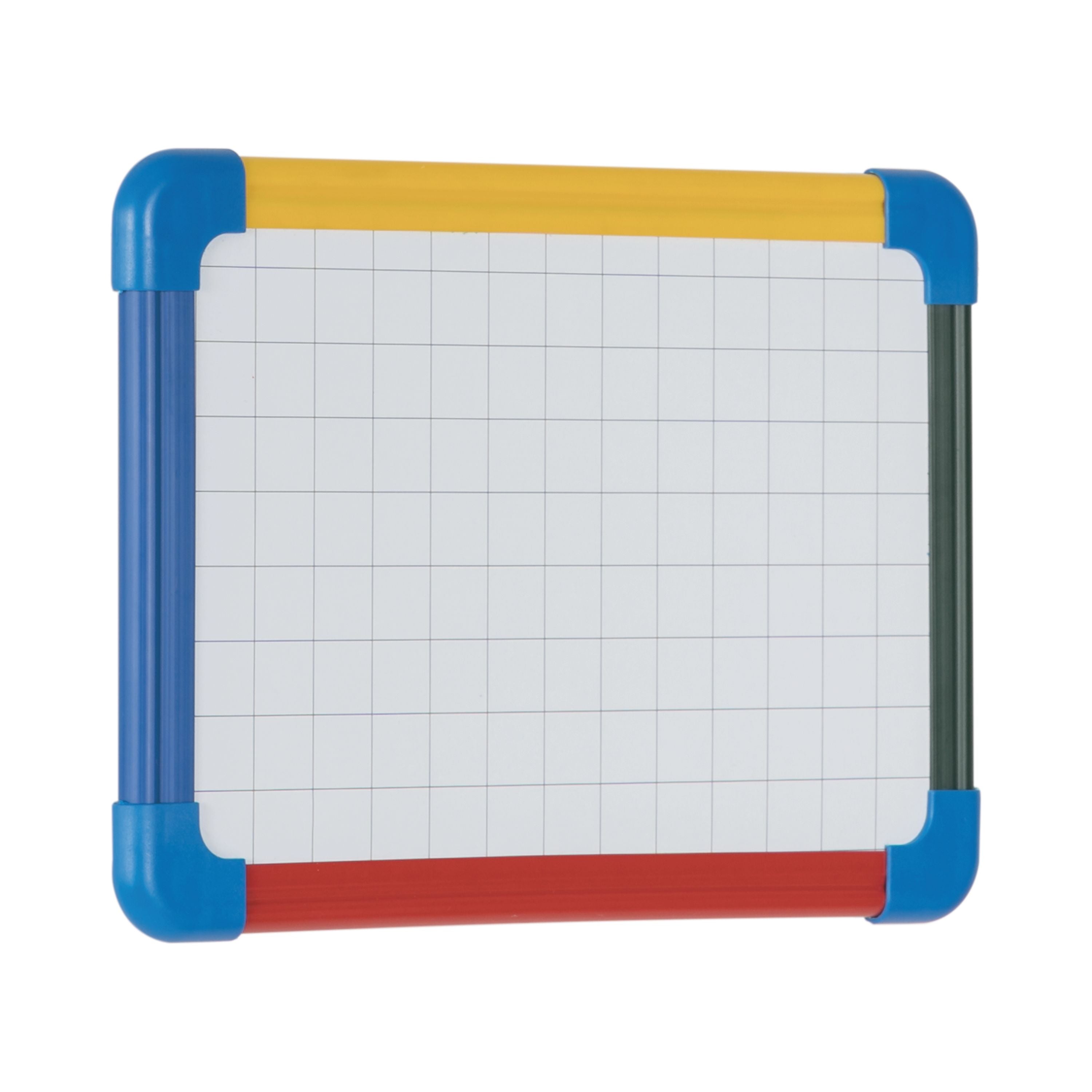 Bi-office Schoolmate Laptop Non-magnetic Double Plain/grid Plastic Trim A4 – (Pack of 10)