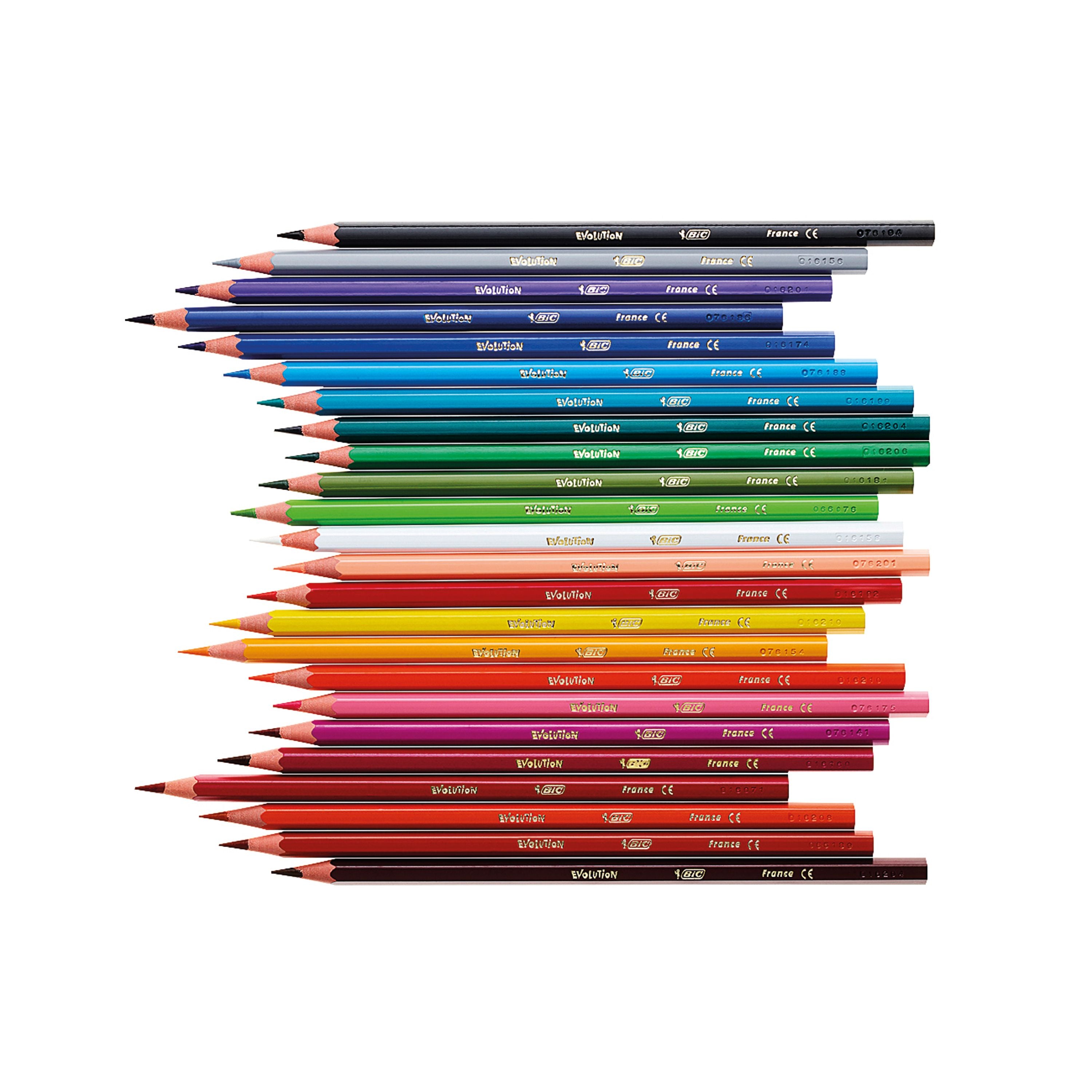 Bic Kids Evolution Ecolutions Colouring Pencils Assorted - (Pack of 12)