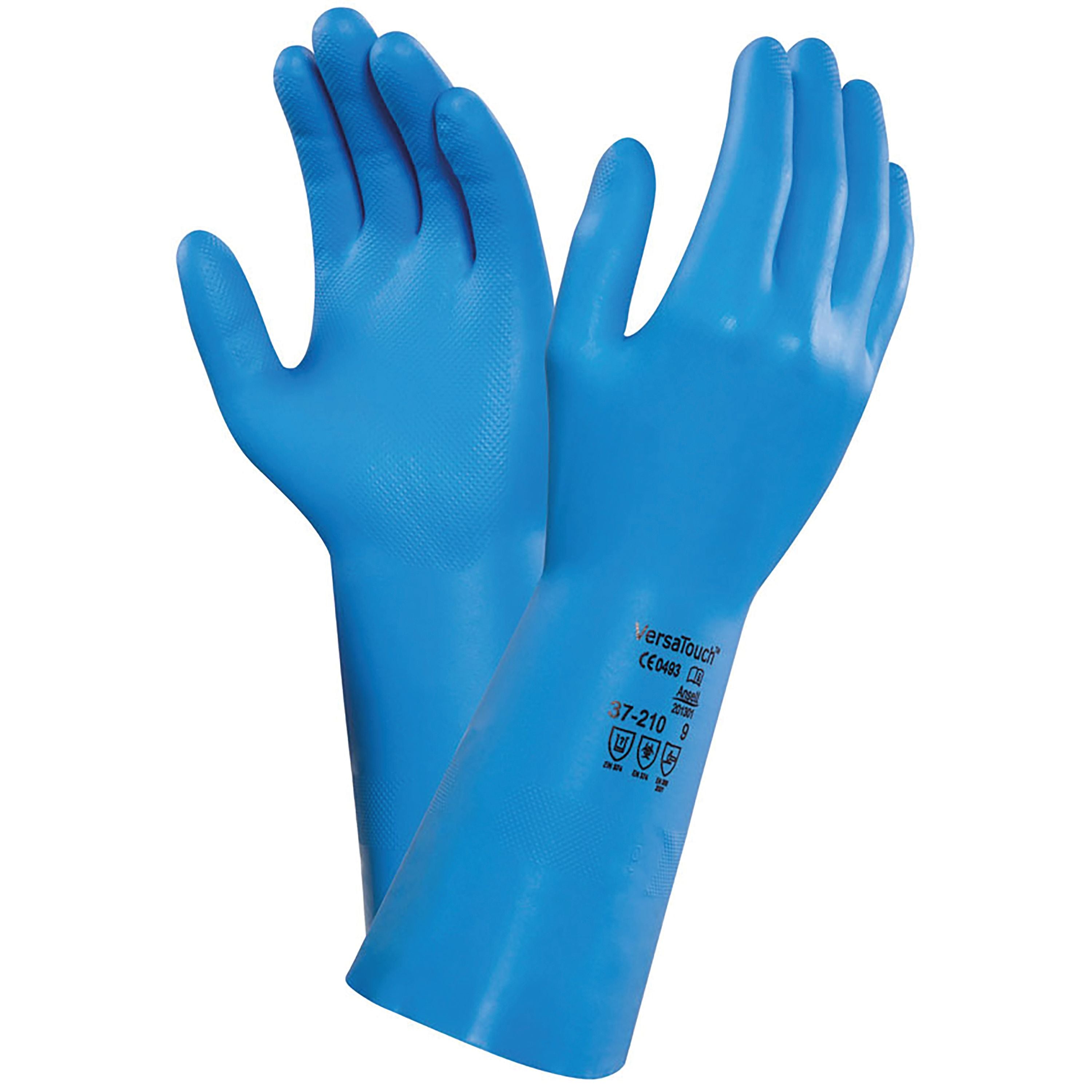 Ansell Versatouch Gloves 1pr Blue Size Small An37-210s