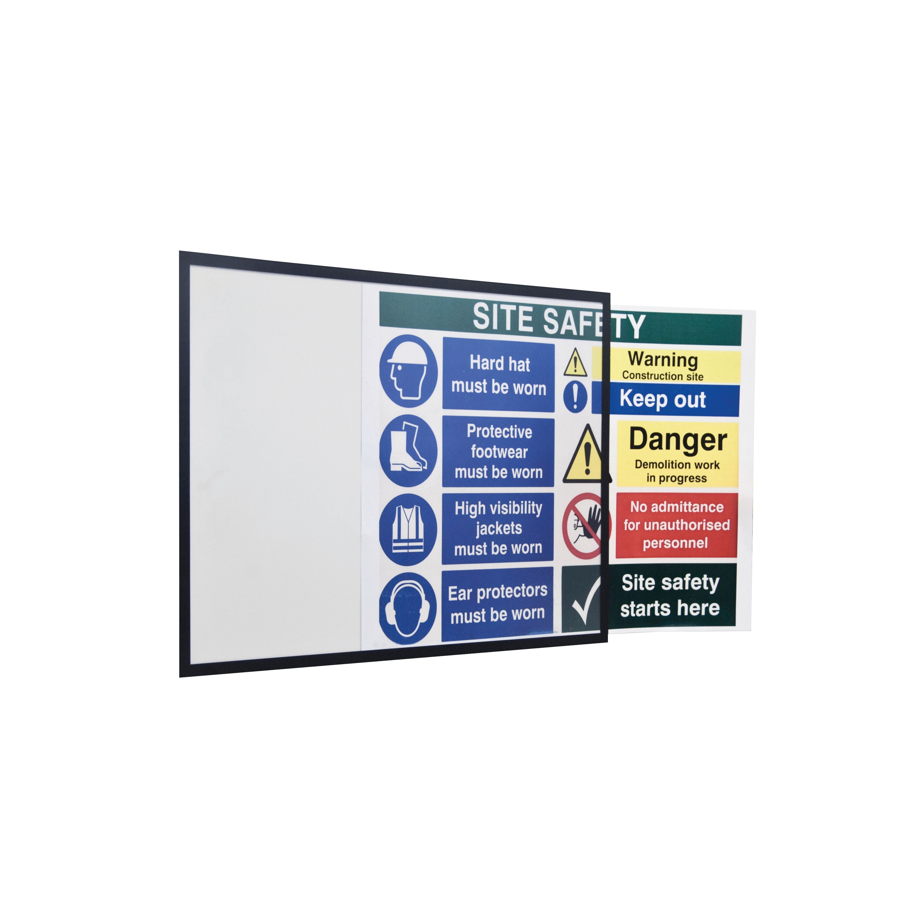Bi-office Adhesive Document Holder Black A4 – (Pack of 5)