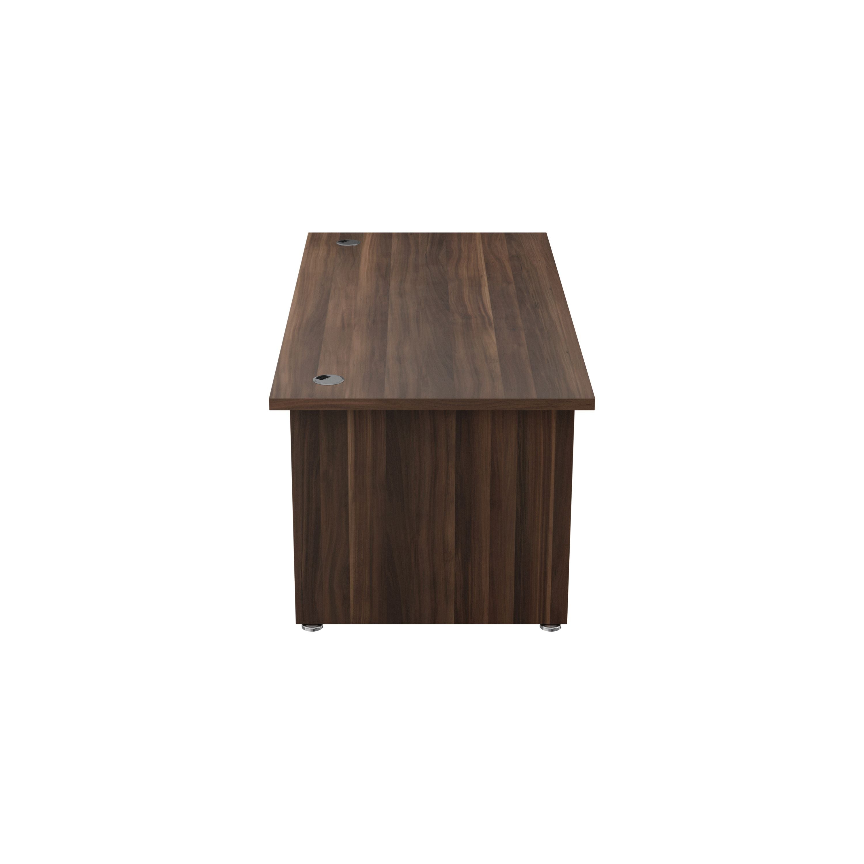 Avior Rectangular Executive Desk 1800x900x750mm Dark Walnut Kf821618