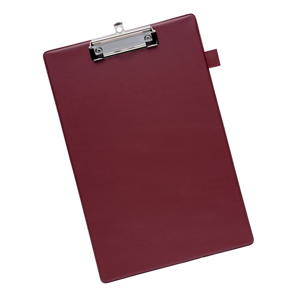 5 Star Office Standard Clipboard With Pvc Cover Foolscap Dark Red