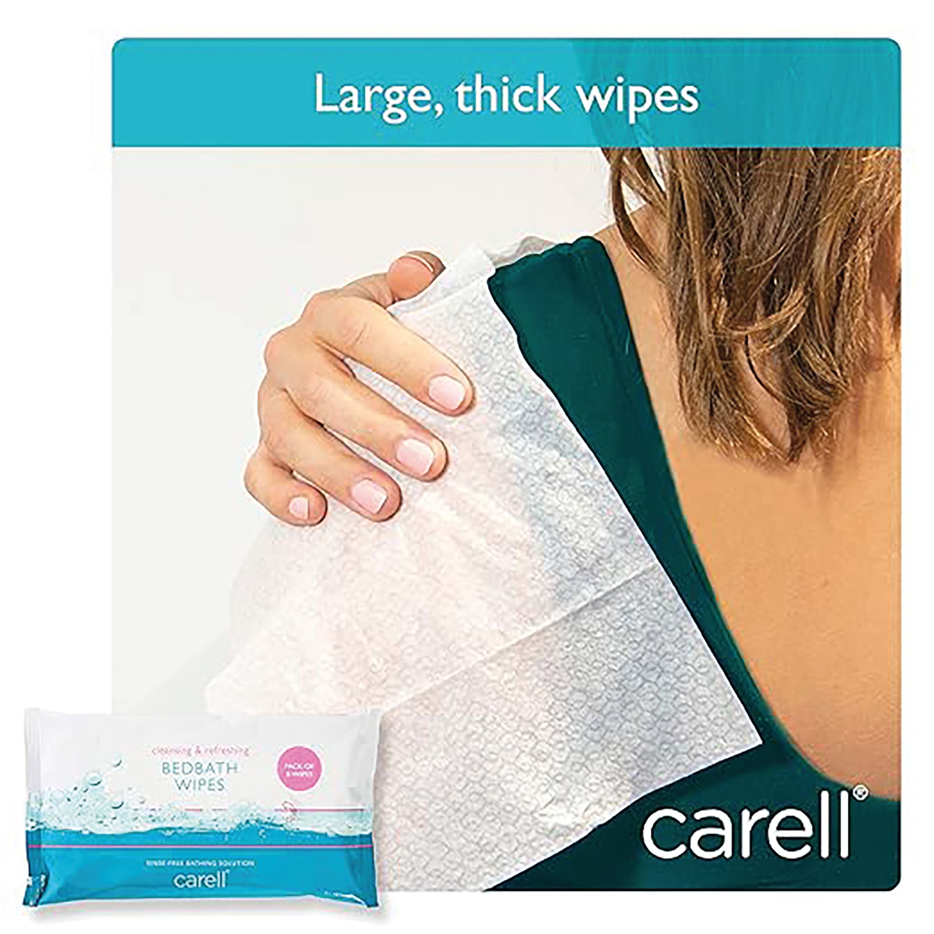 Clinell Carell Bed Bath Wipes X8 Wipes (pack Of 24) Cbb8