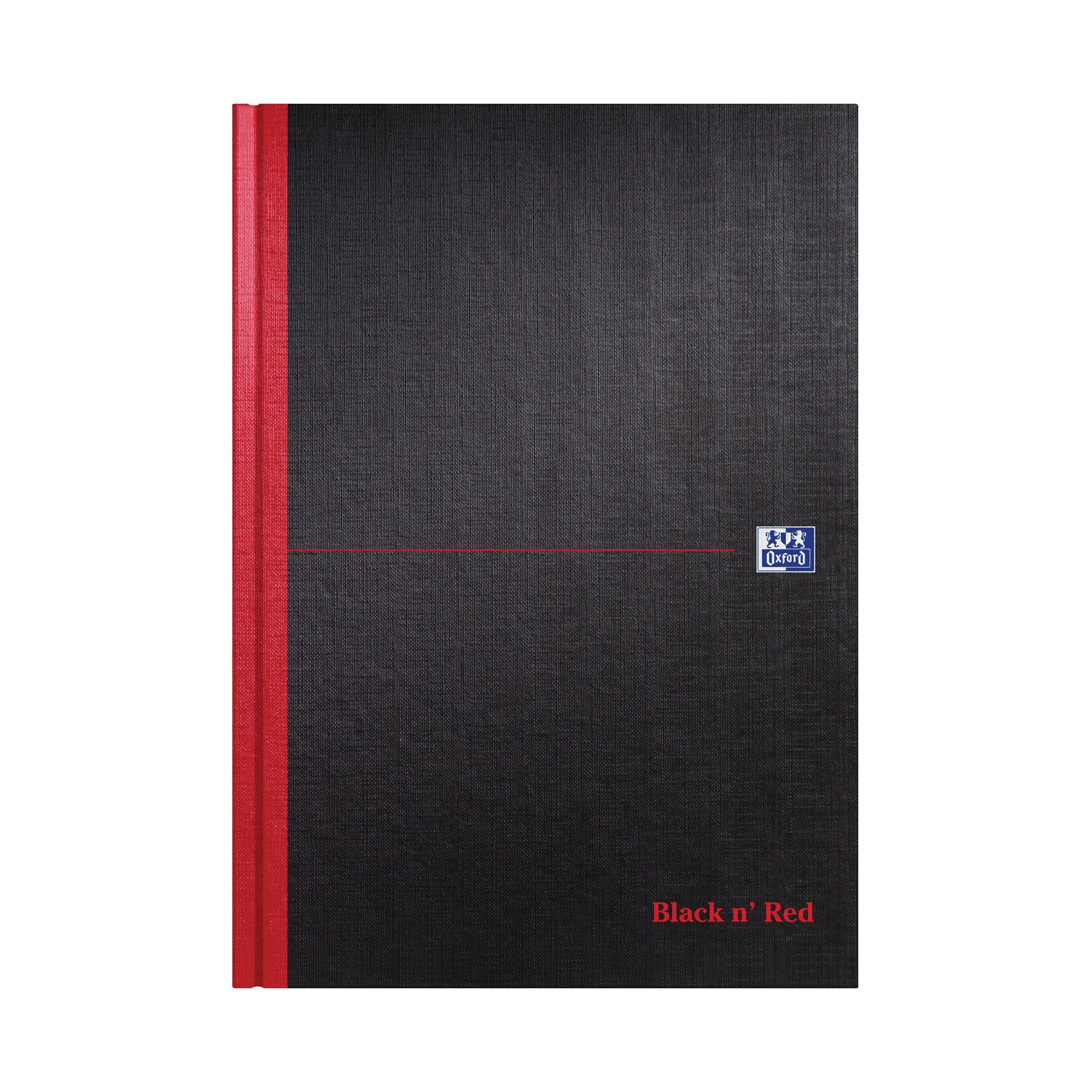 Black N Red A-z Casebound Hardback Notebook A4 – (Pack of 5)