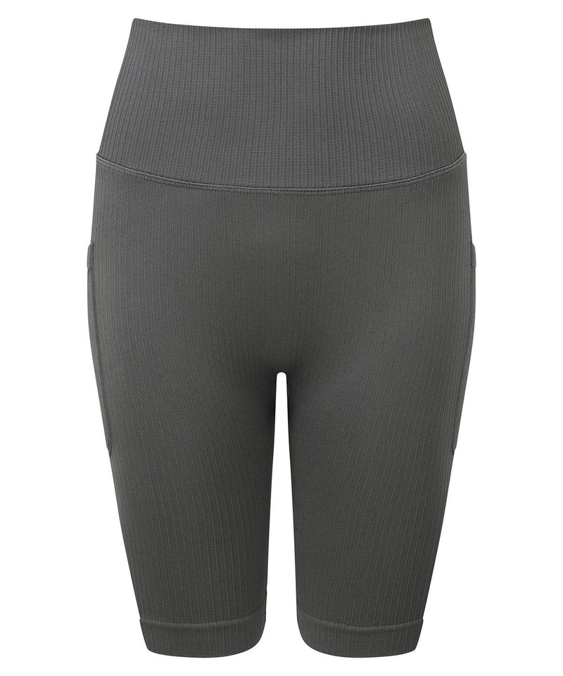 Tri Dri Womens Ribbed Seamless '3d Fit' Cycle Shorts - TR225