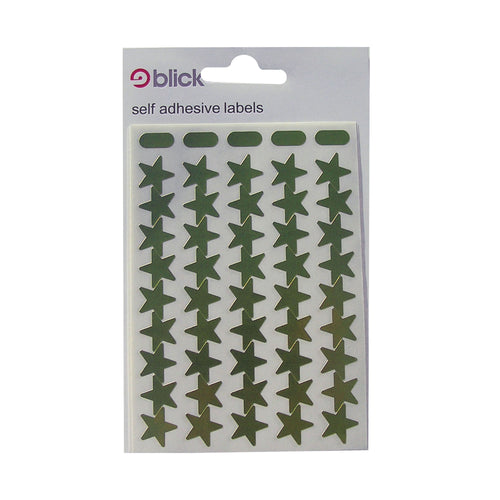 Blick Metallic Stars 14mm Gold (Pack of 2700)