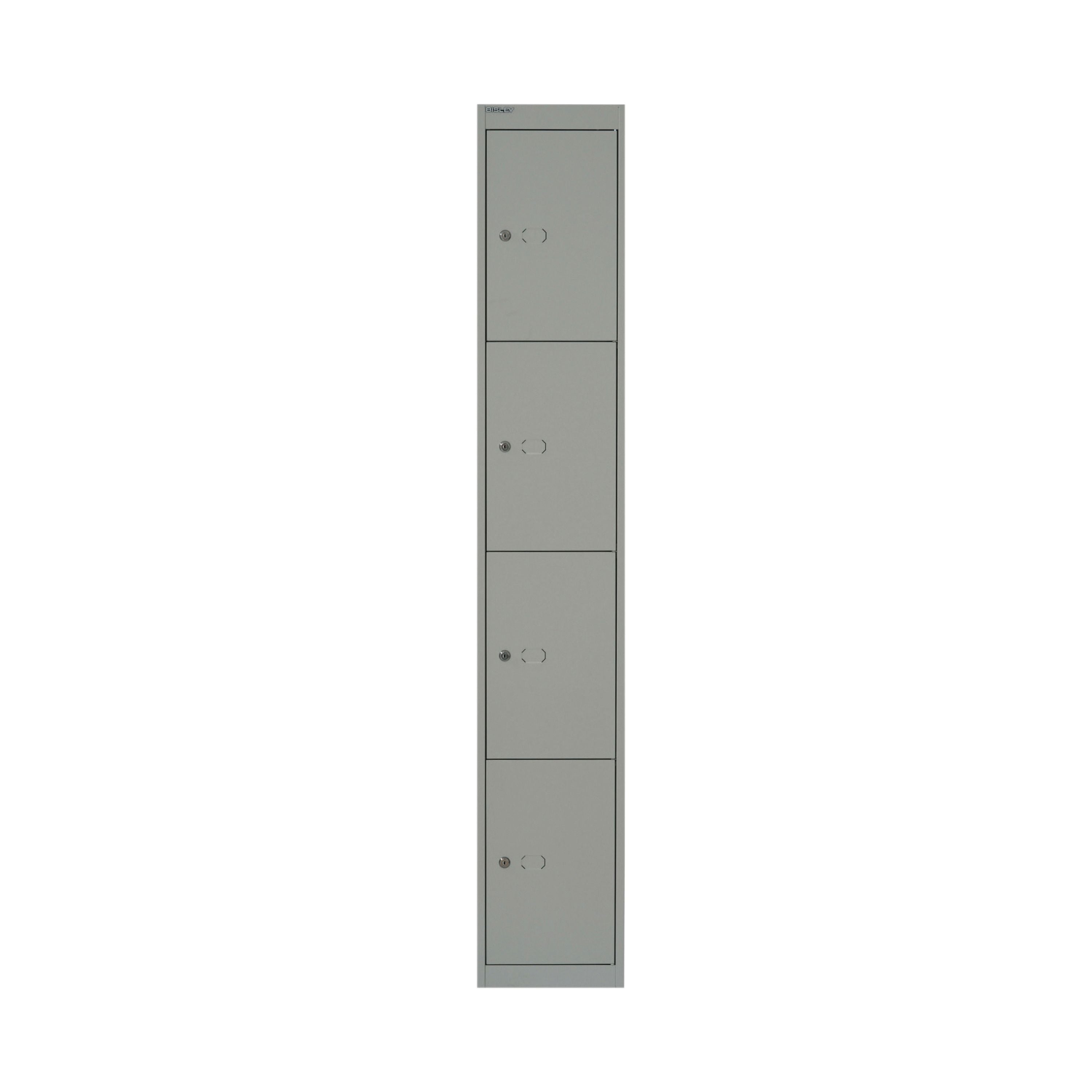 Bisley 4 Door Locker 305x457x1802mm Goose Grey By02537