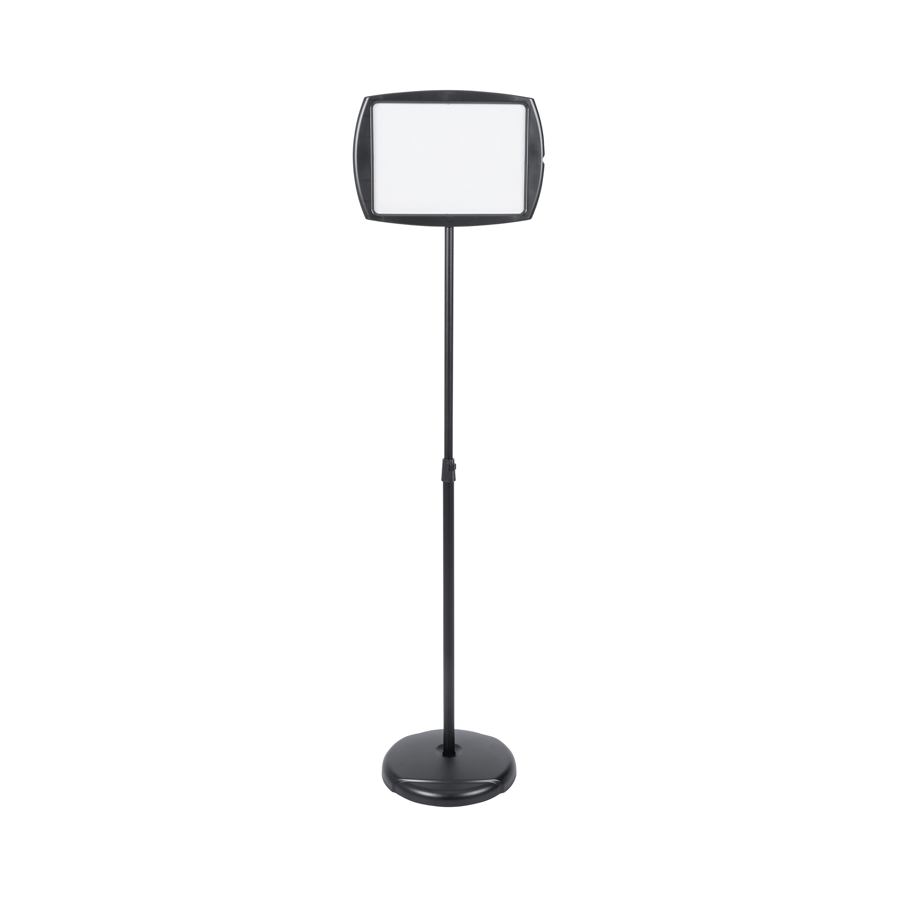 Bi-office Rectangular With Inserts Floor Sign Drywipe Black Sig05050505
