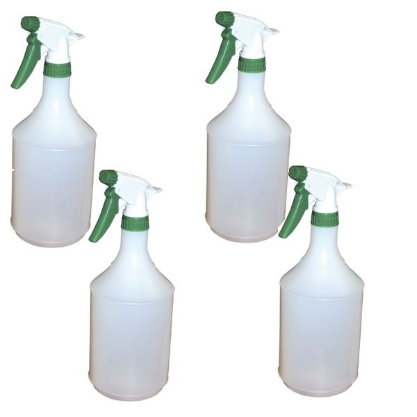 2WORK Trigger Spray Refill Bottle Green – (Pack of 4)