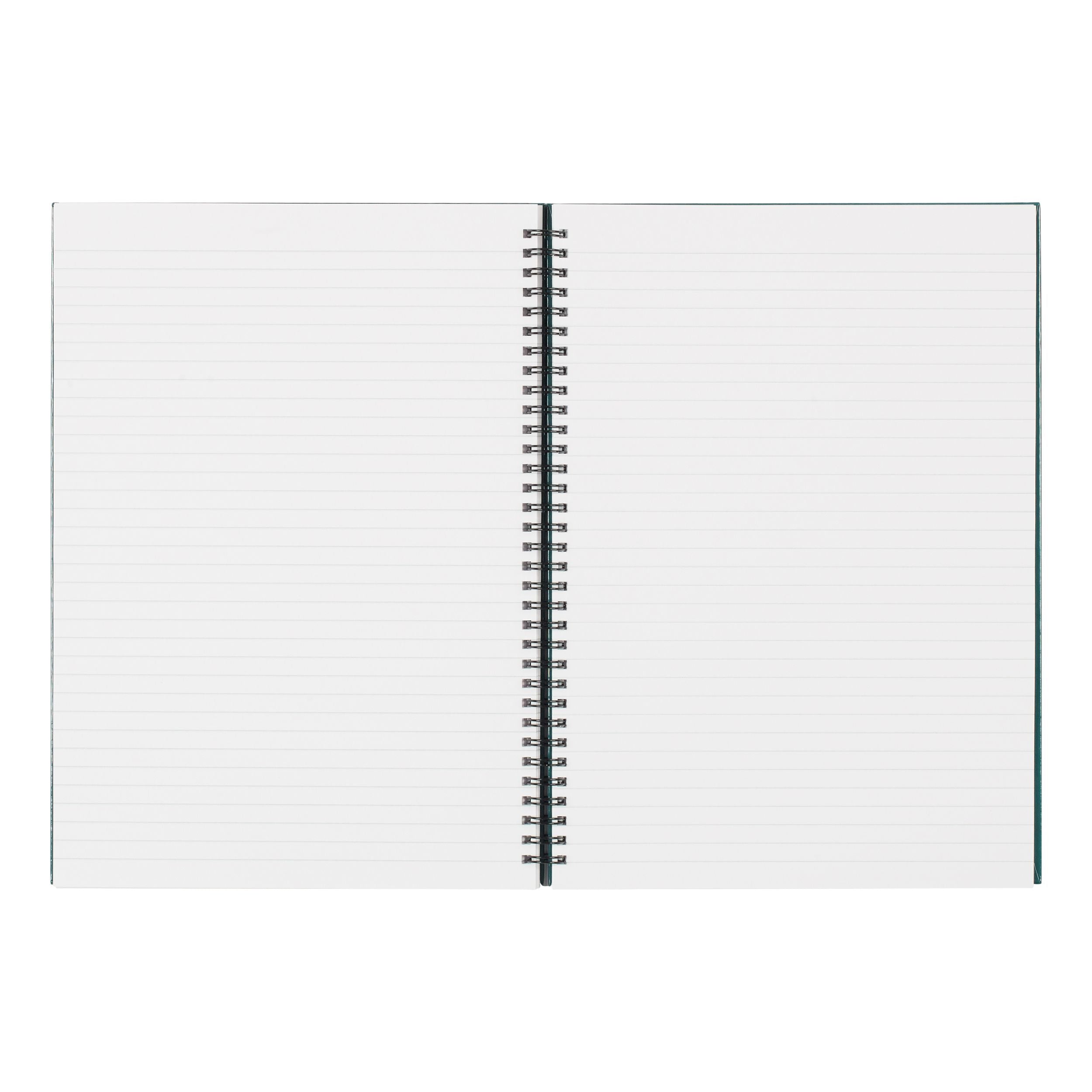 5 Star Office Twinbound Hardback A4 140pg Teal – (Pack of 5)