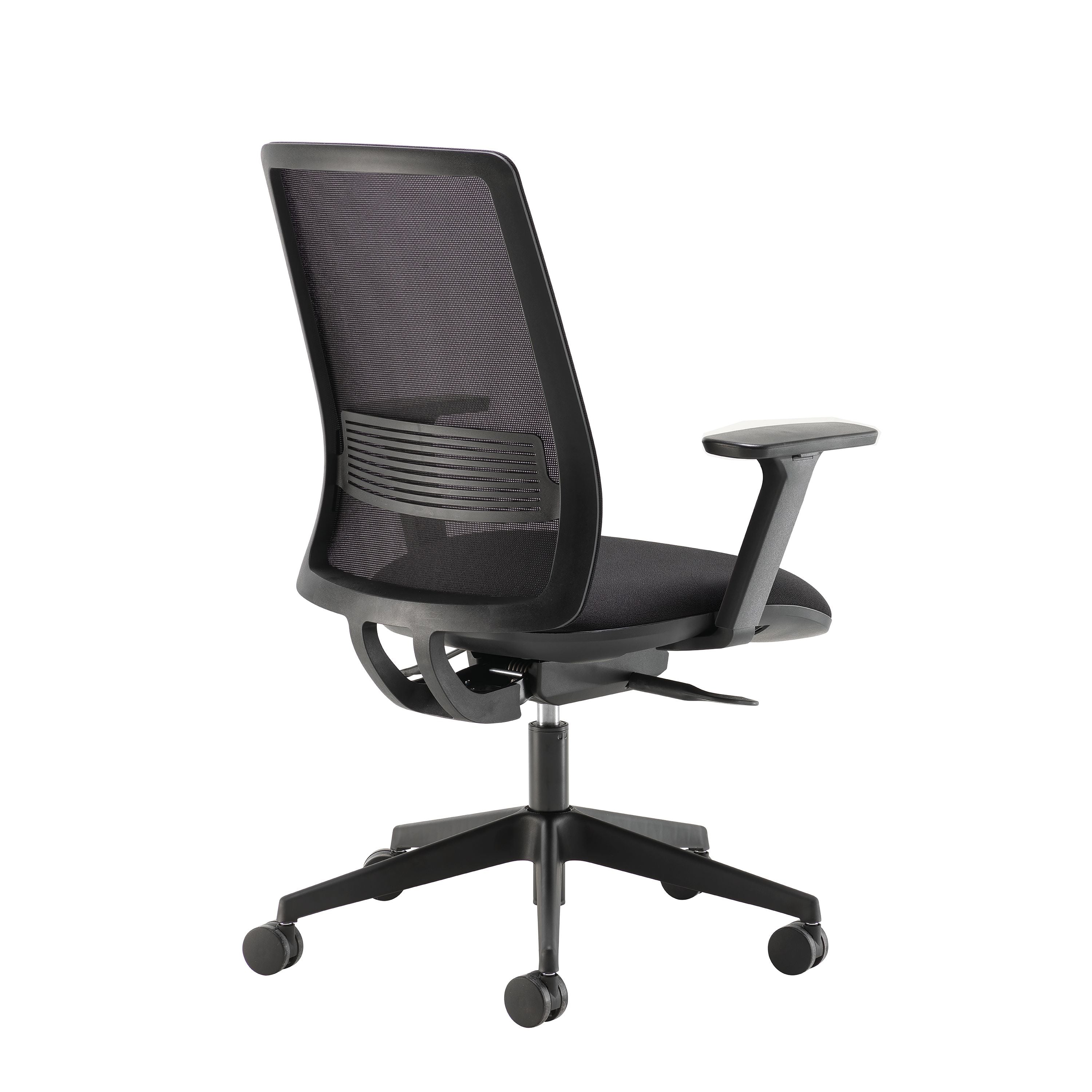 Cappela Nuevo Mesh Chair With Seat Slide And Height Adjustable Arms Black Kf81906