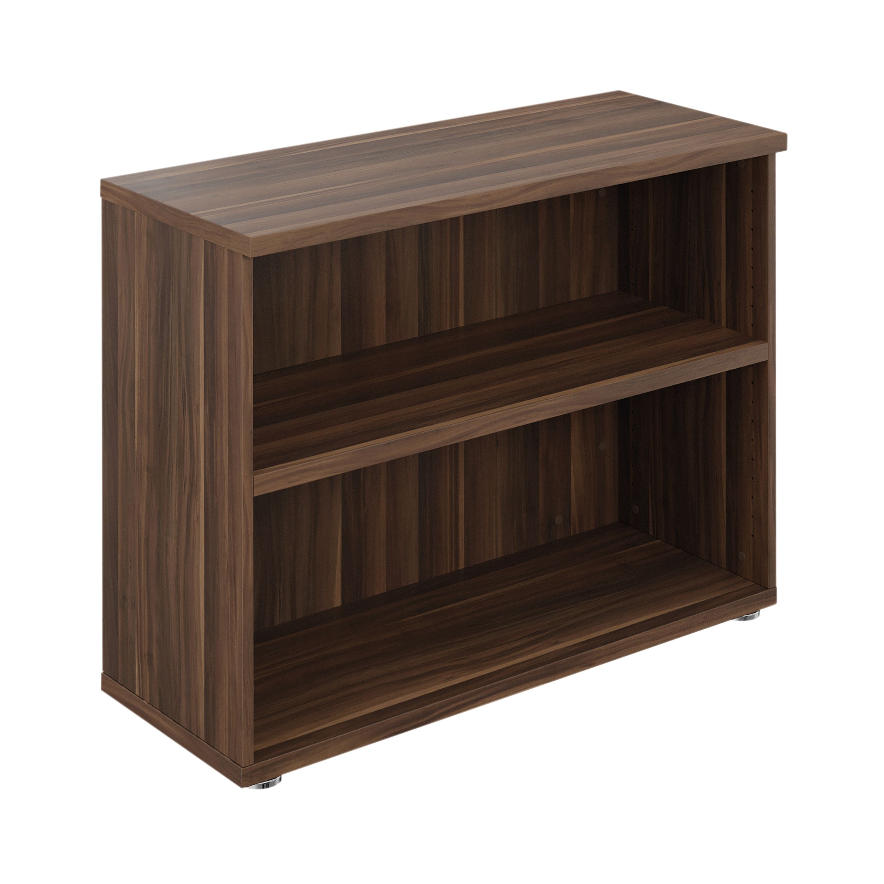 Avior Executive Bookcase 1005x404x800mm Dark Walnut Kf90614