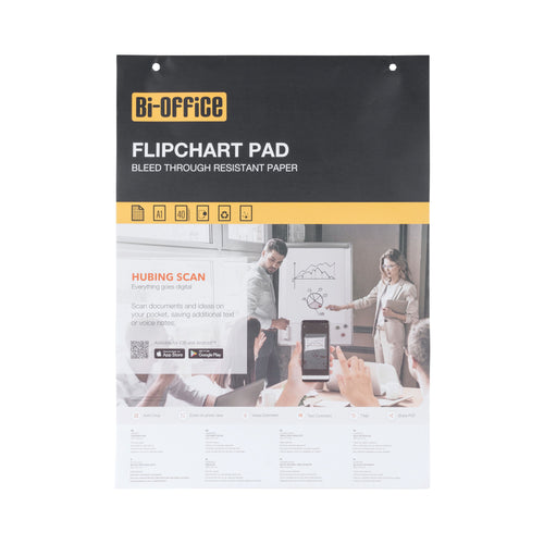 Bi-office Gridded Flipchart Pad 40 Sheets A1 – (Pack of 5)