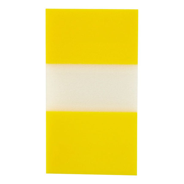 5 Star Office Standard Index Flags 25x45mm Yellow - (Pack of 5)