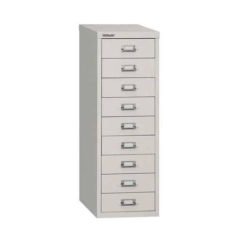 Bisley 9 Multidrawer Cabinet A4 290x420x860mm Grey H399nl-073