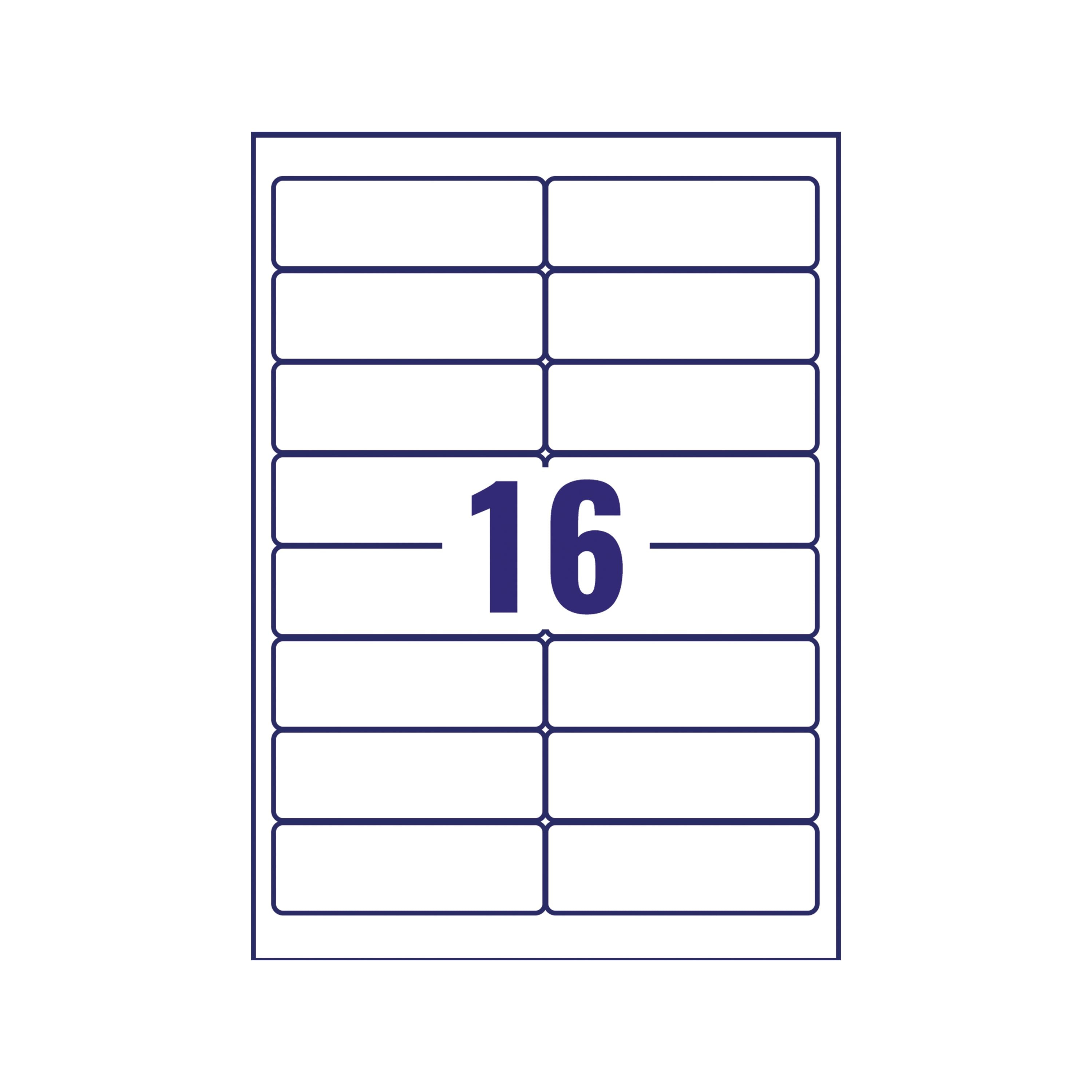 Avery Clear Laser Labels 99x34mm – (Pack of 400)