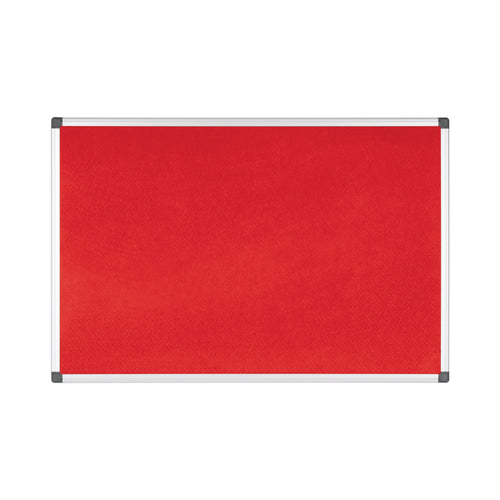 Bi-office New Generation A9 Felt Noticeboard 240x120cm Red Fa2146170