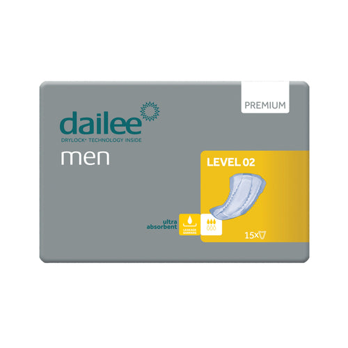 Dailee Men Premium Incontinence Pads Level 2  (Pack of 15)