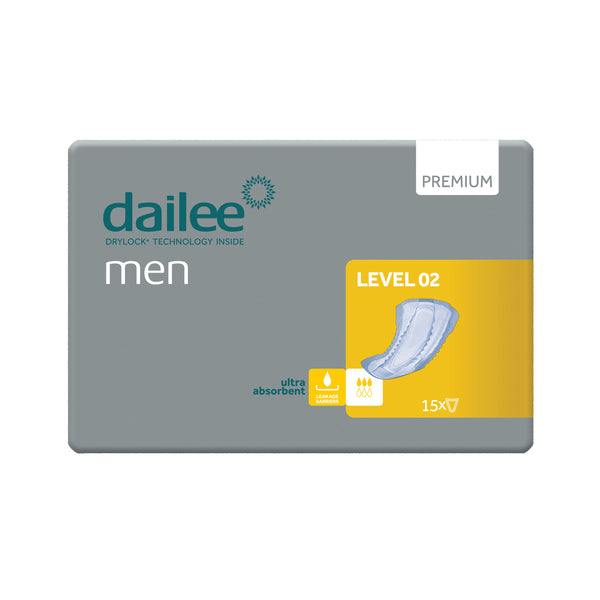 Dailee Men Premium Incontinence Pads Level 2  (Pack of 15)