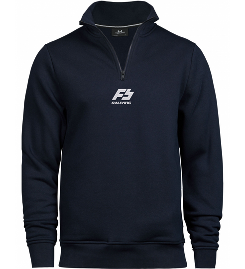 Fergus Barlow 1/2 Zip Sweatshirt Navy