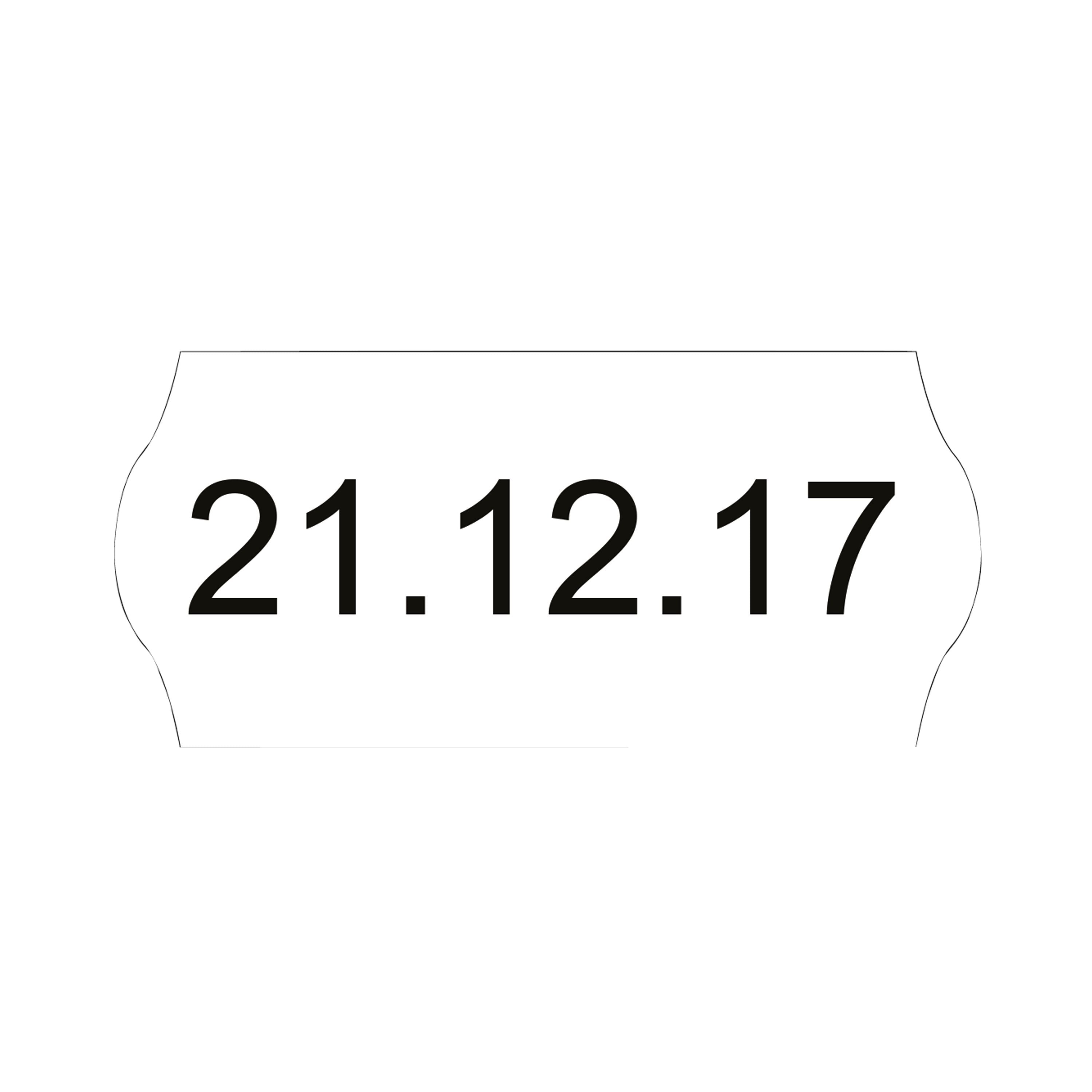 Avery Dennison Single-line Price Marking Label 12x26mm White – (Pack of 15000)