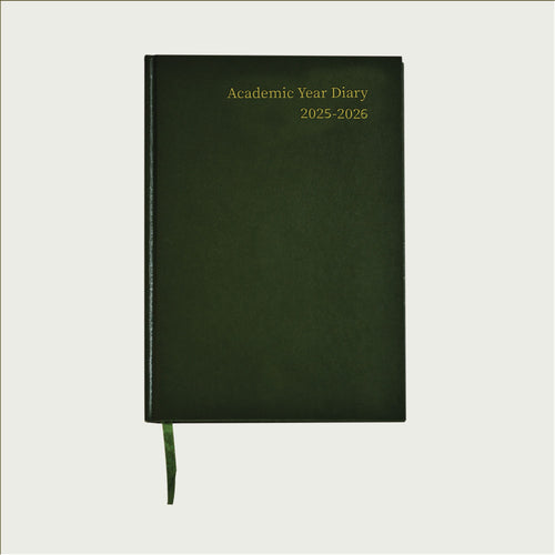 5 Star Academic Diary Week To View A5 Green 2025-2026 Kf3a5agn25