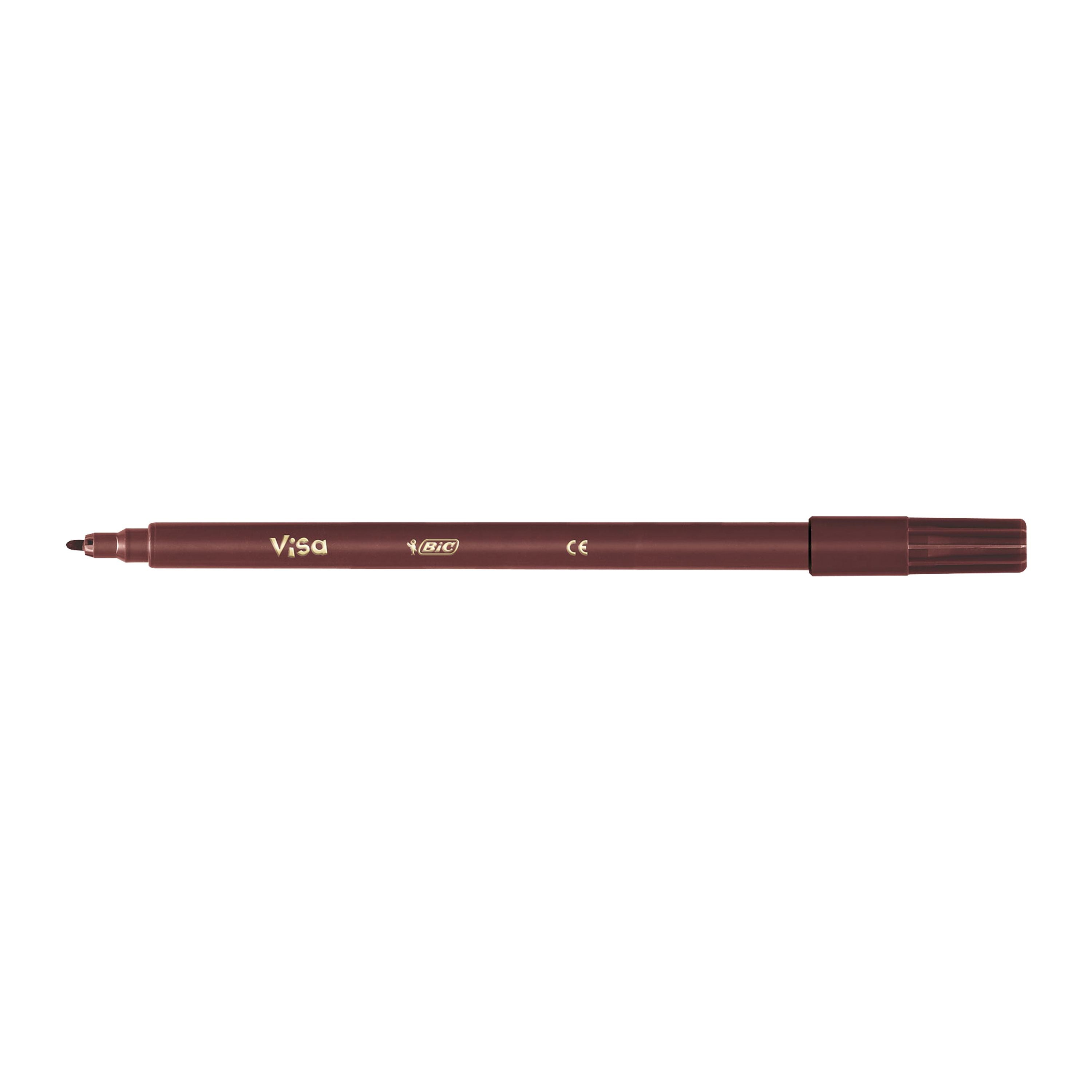 Bic Kids Visa Felt Tip Pens Fine Tip Assorted - (Pack of 84)