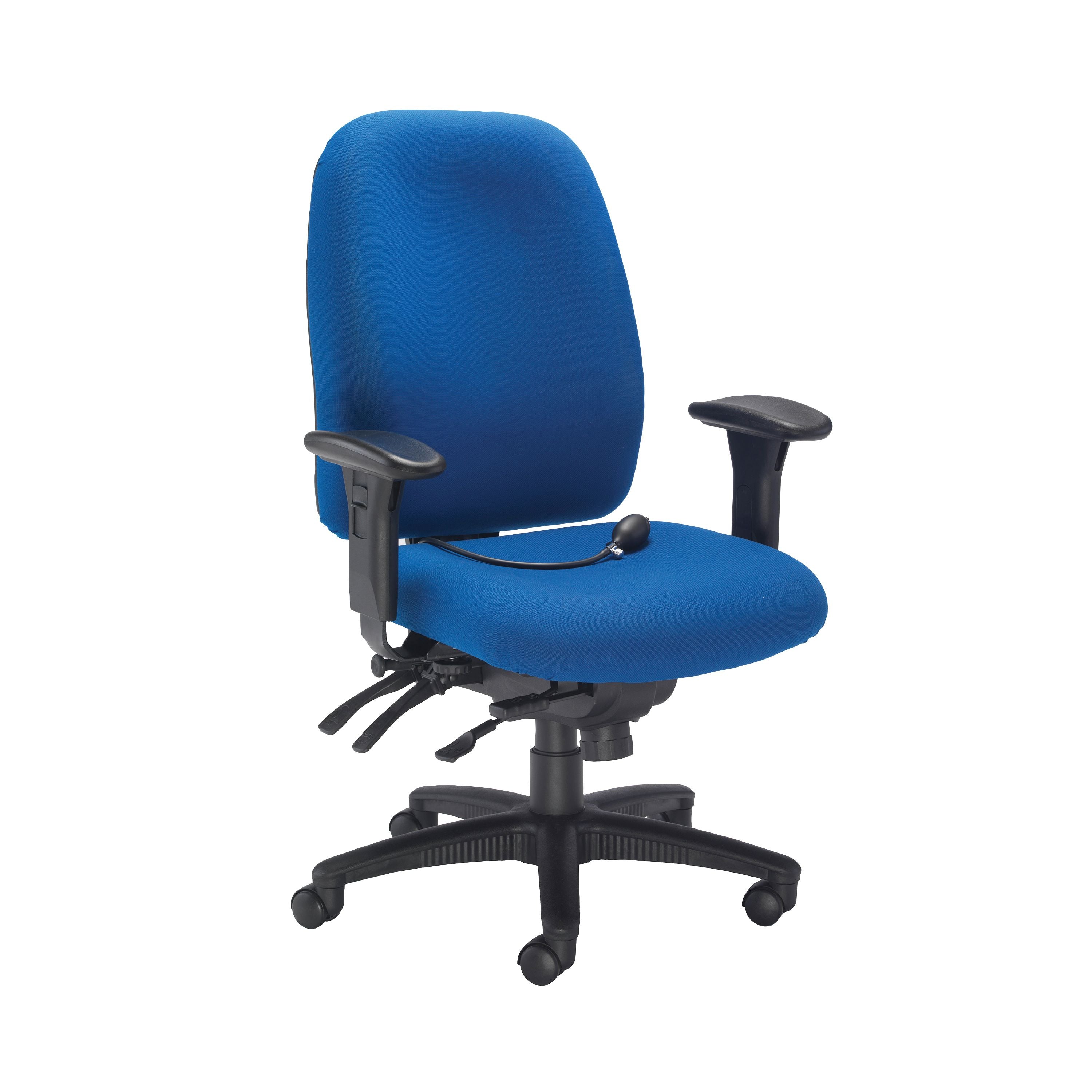 Avior Snowdon Heavy Duty High Back Chair With Lumbar Support Blue Kf72249