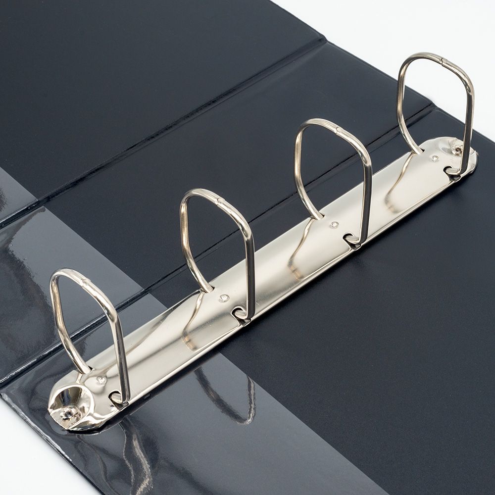 5 Star Office A4 Presentation Ring Binder Polypropylene 65mm 4d-ring Black – (Pack of 10)