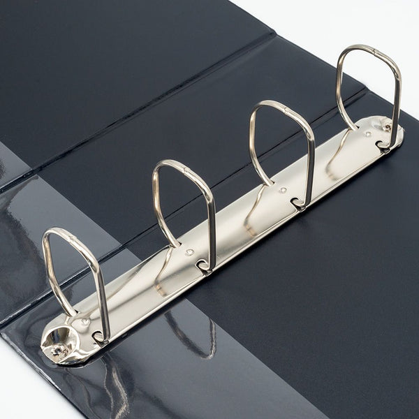 5 Star Office A4 Presentation Ring Binder Polypropylene 65mm 4d-ring Black  (Pack of 10)