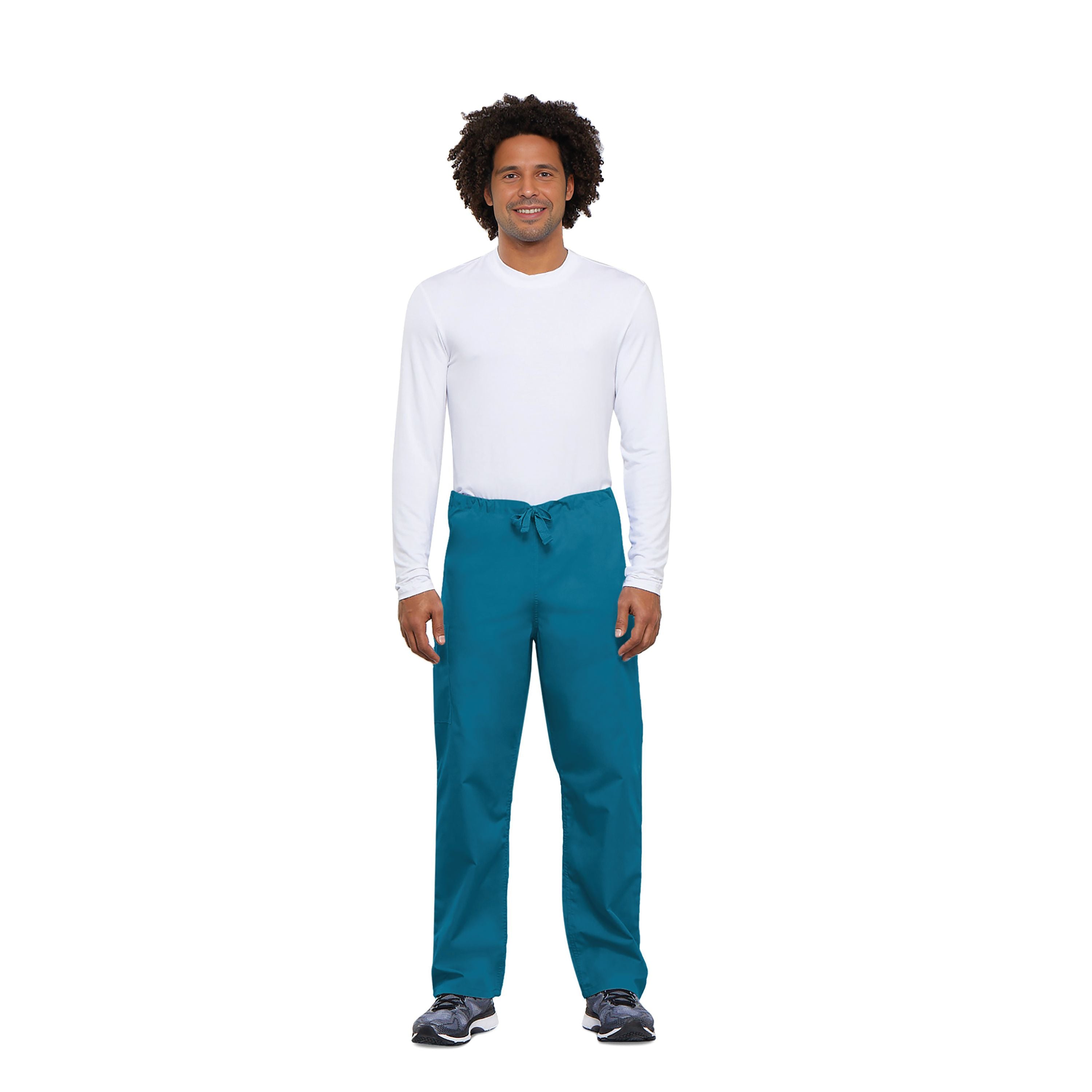 Cherokee Unisex Drawstring Scrub Trousers Caribbean Blue Xl Ch4100/cari/xl