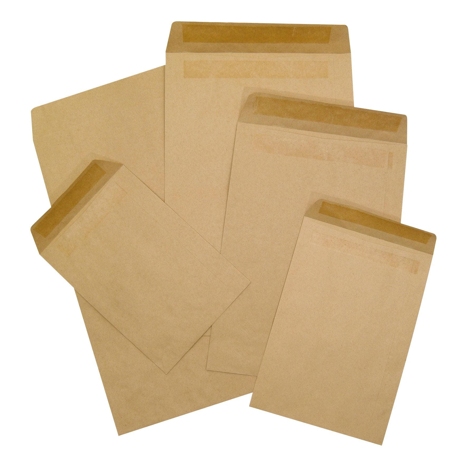 5 Star Office Envelopes Pocket Self Seal 90gsm C5 229x162mm Manilla – (Pack of 500)