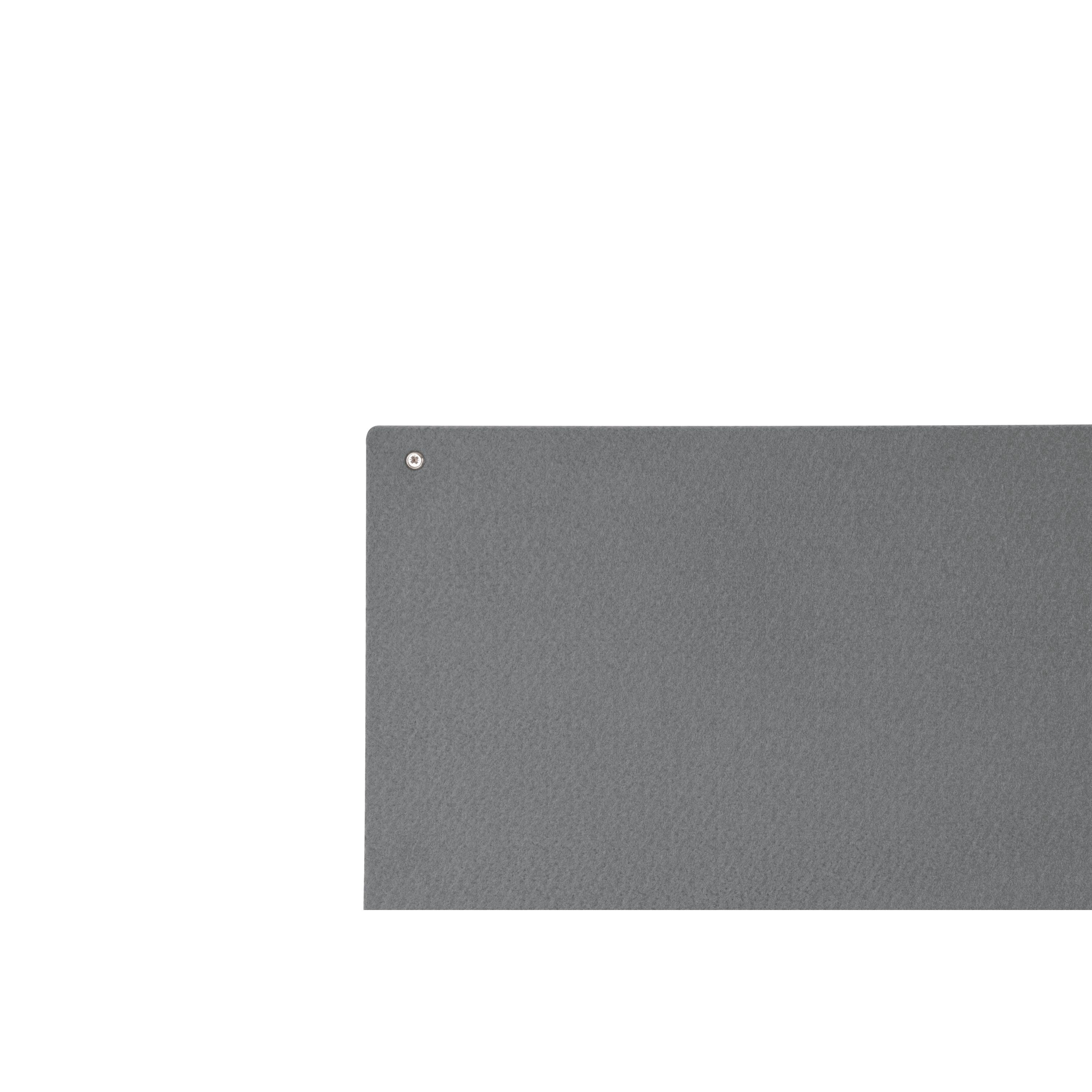 Bi-office Unframed Noticeboard Grey Felt Surface 875x575mm Fb0742397
